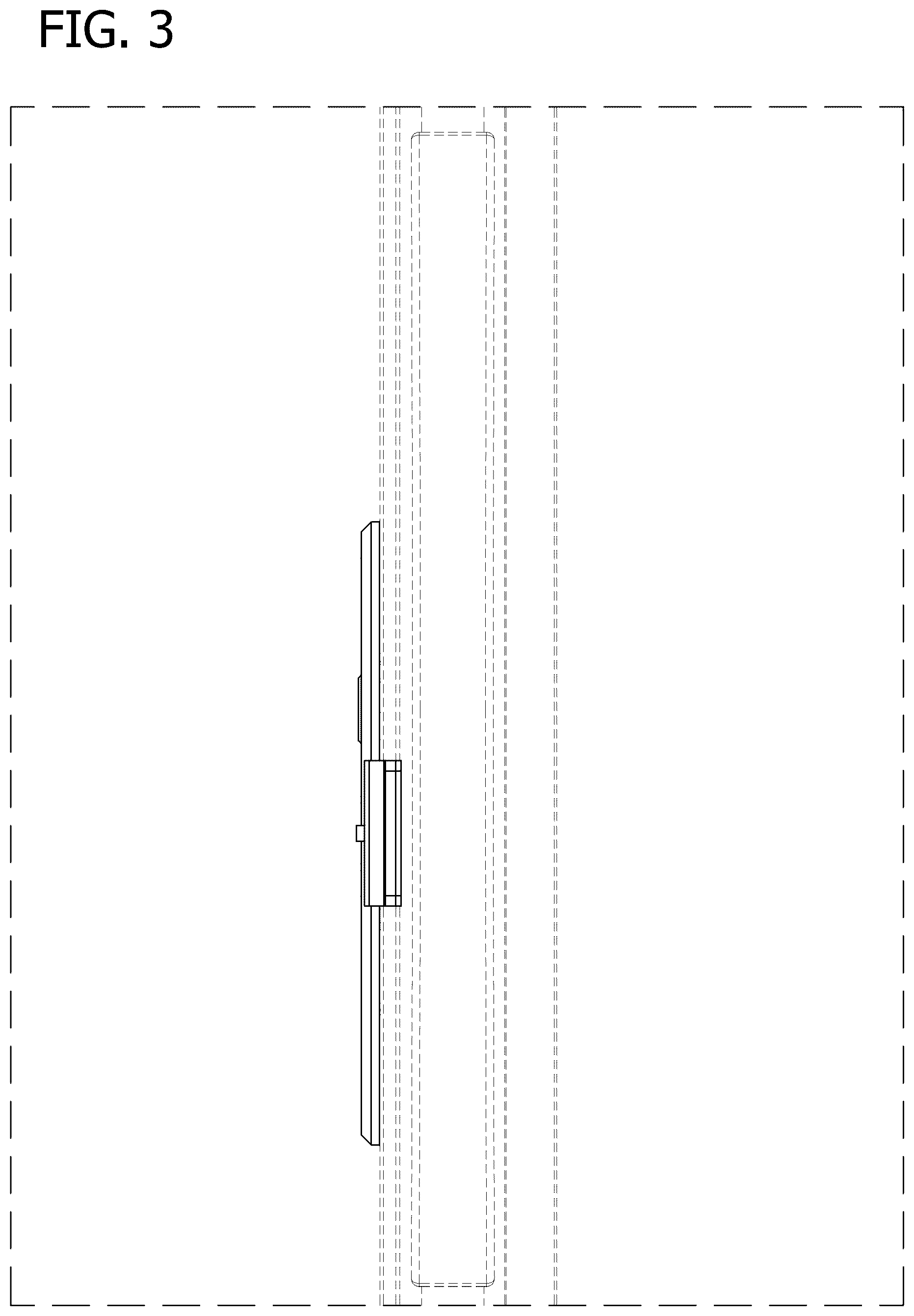 Patent USD1075470 Figure 3 – Refrigerator cabinet door lock