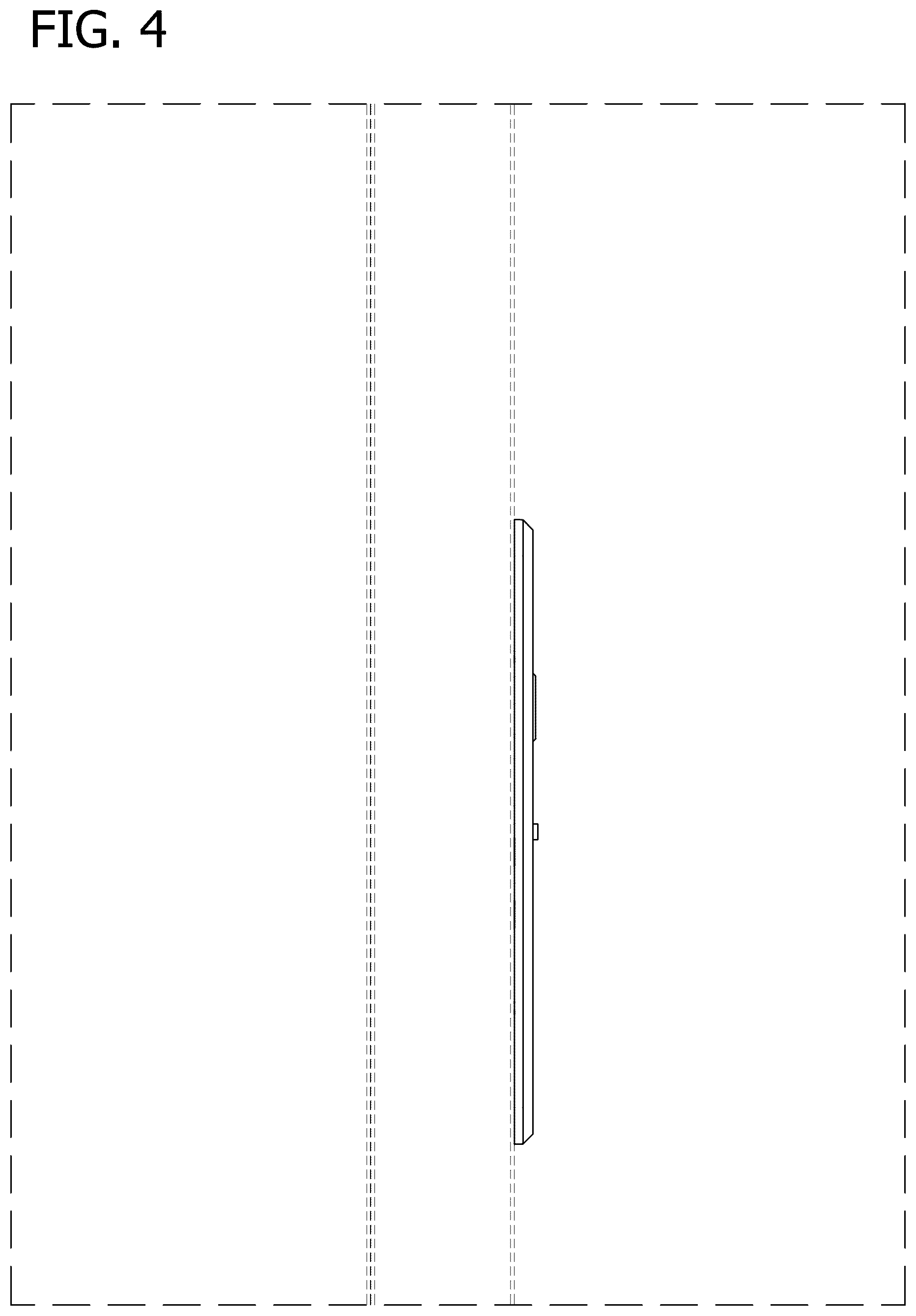 Patent USD1075470 Figure 4 – Refrigerator cabinet door lock