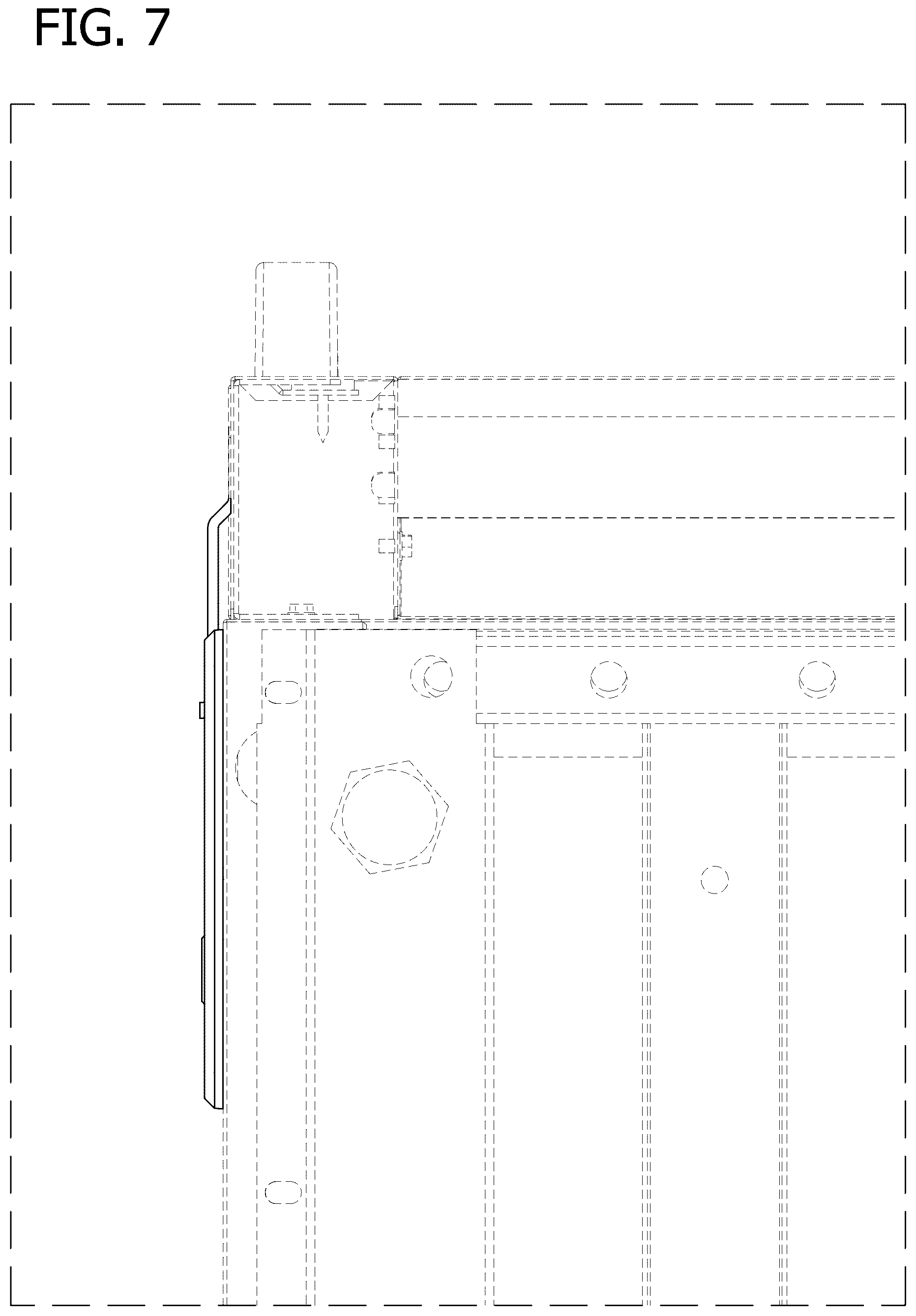 Patent USD1075470 Figure 7 – Refrigerator cabinet door lock