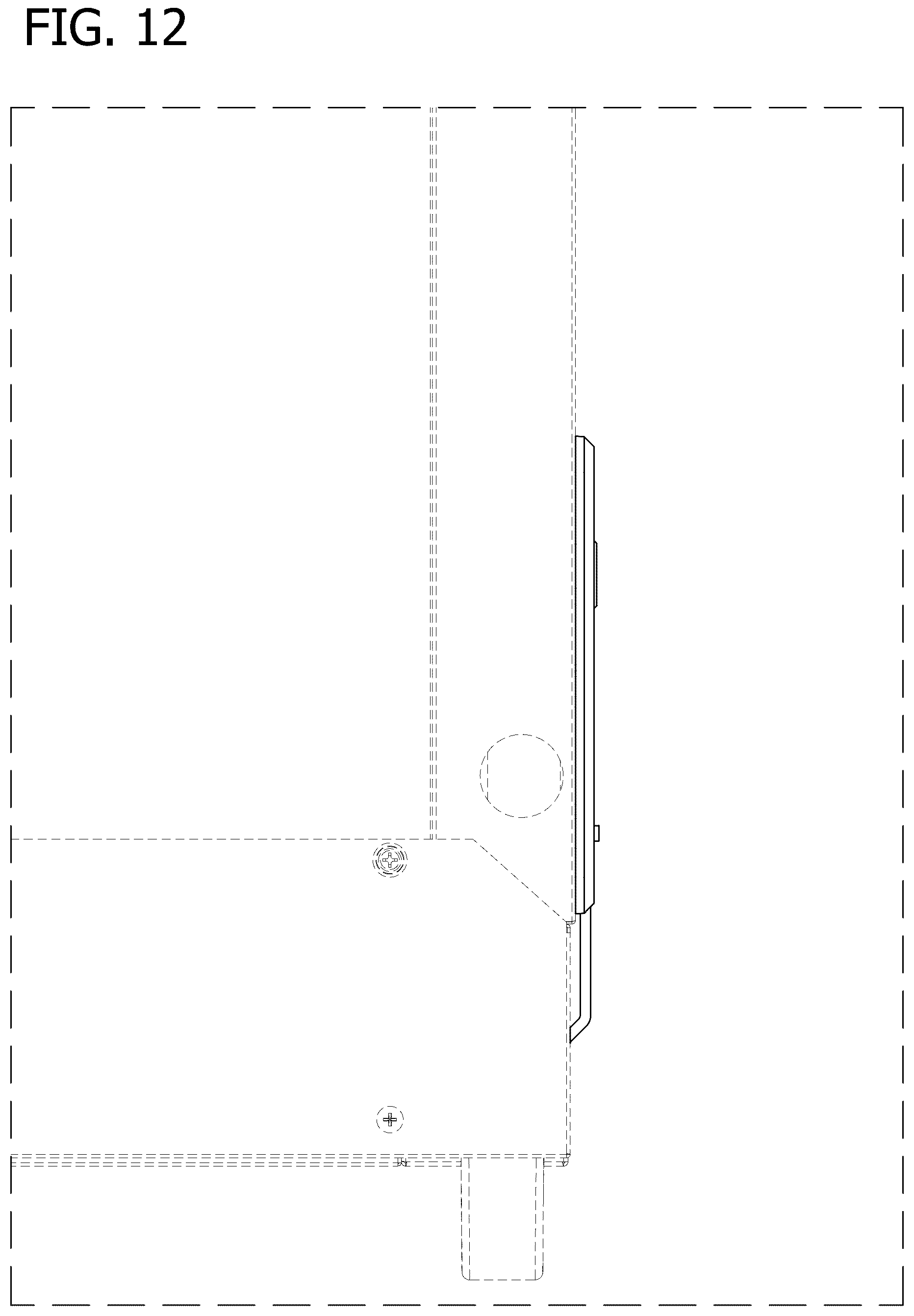 Patent USD1075470 Figure 12 – Refrigerator cabinet door lock