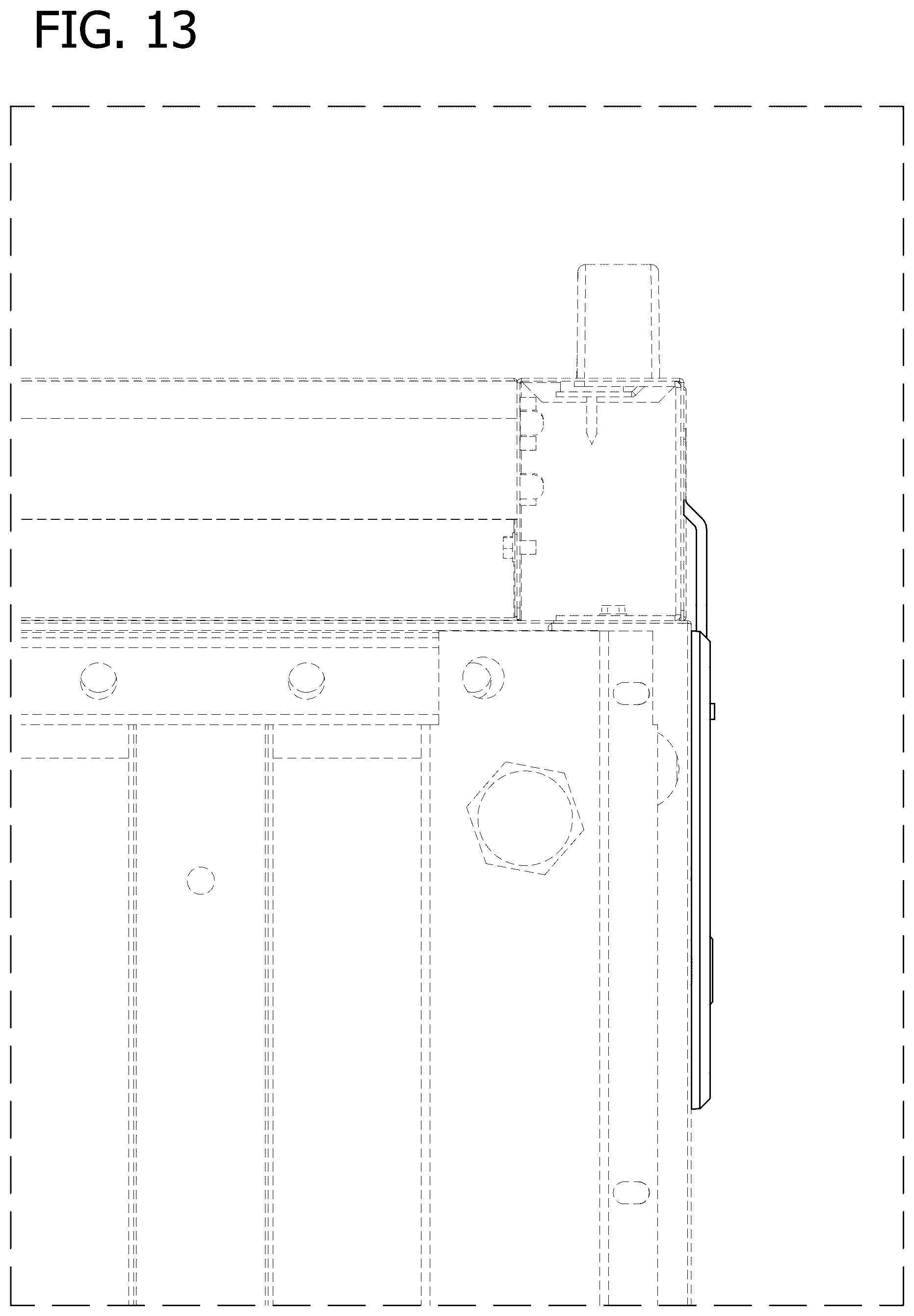 Patent USD1075470 Figure 13 – Refrigerator cabinet door lock