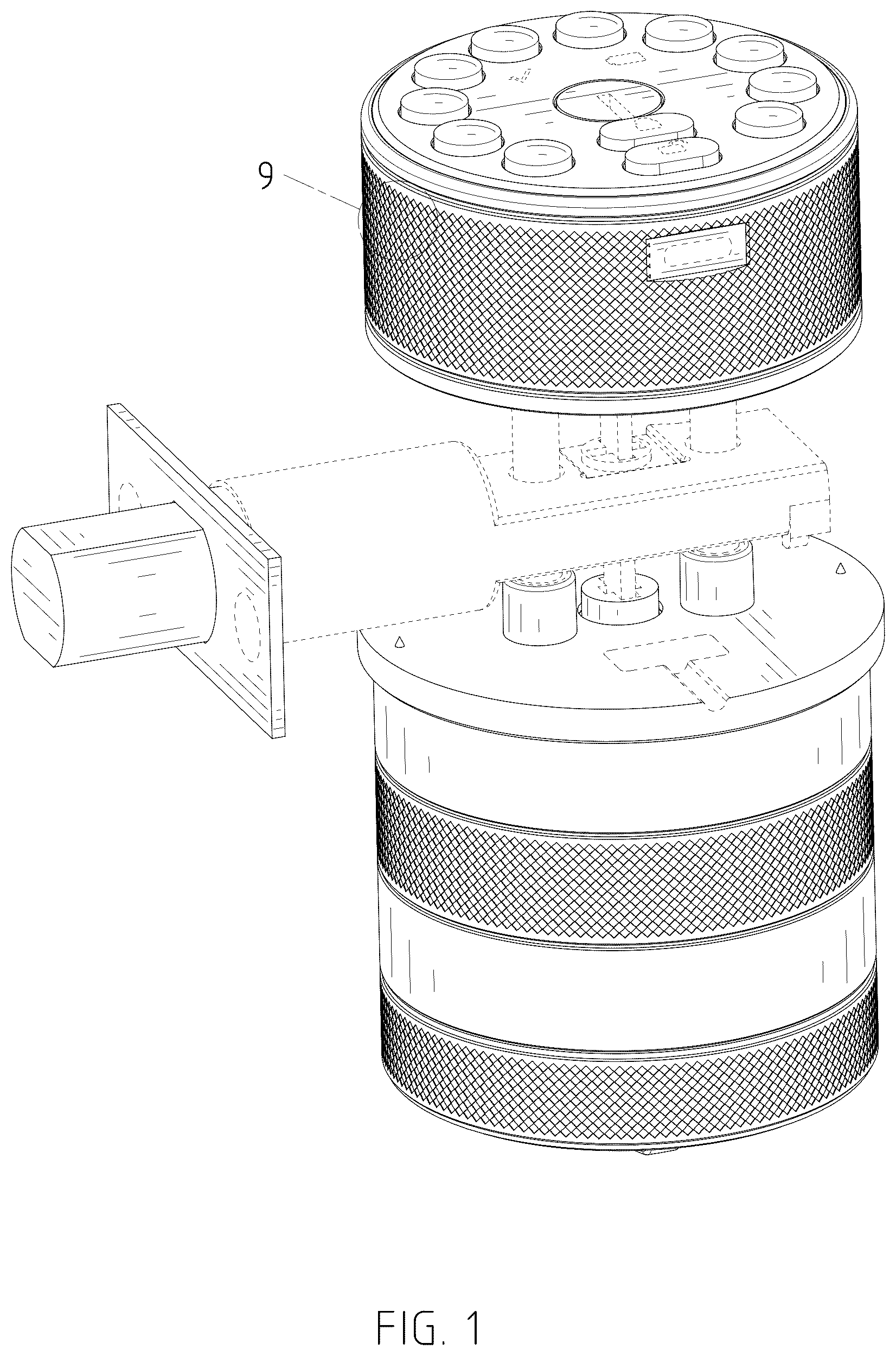 Patent USD1075472 Figure 1 – Electronic lock