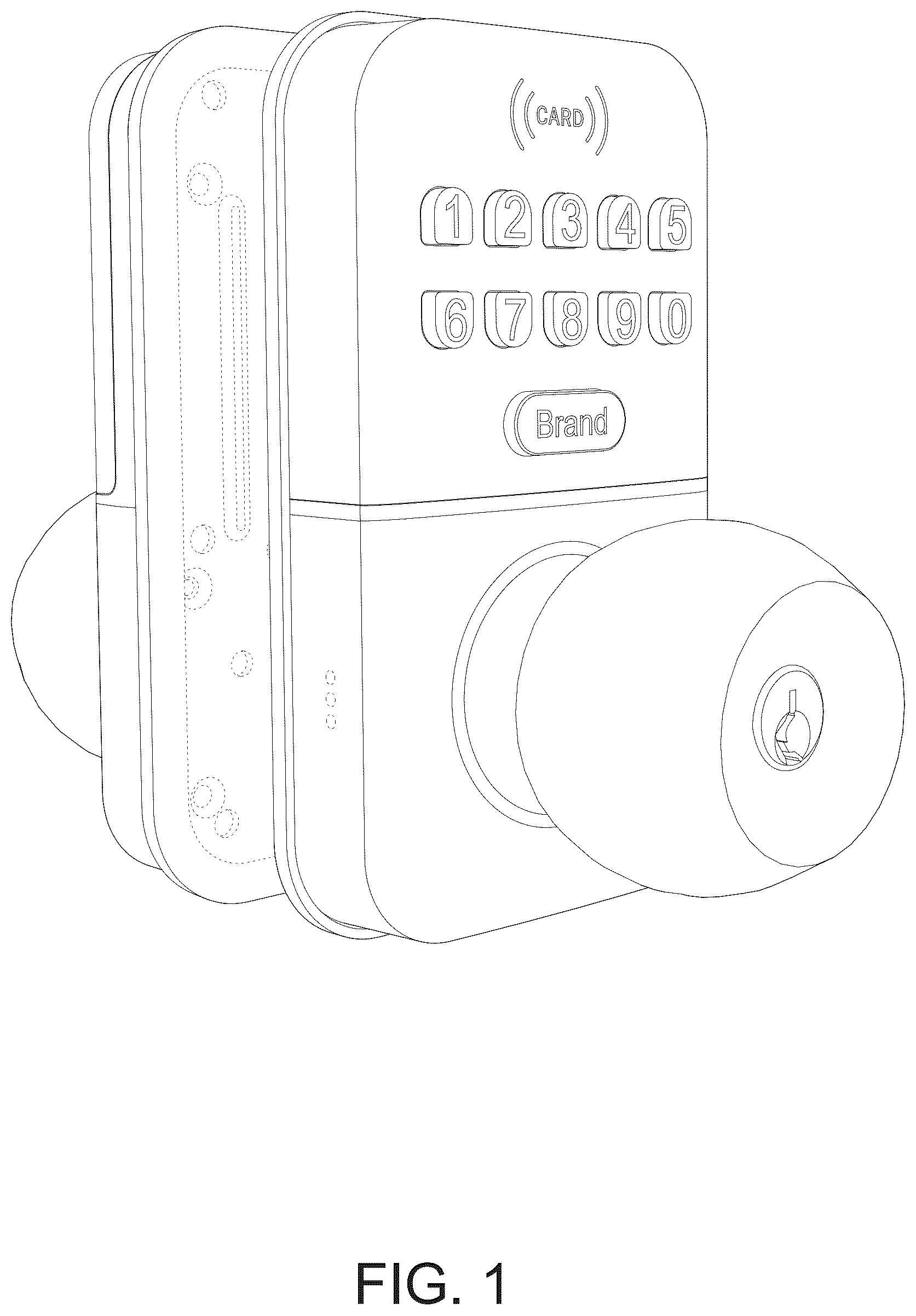 Patent USD1075473 — Smart lock — Figure 1