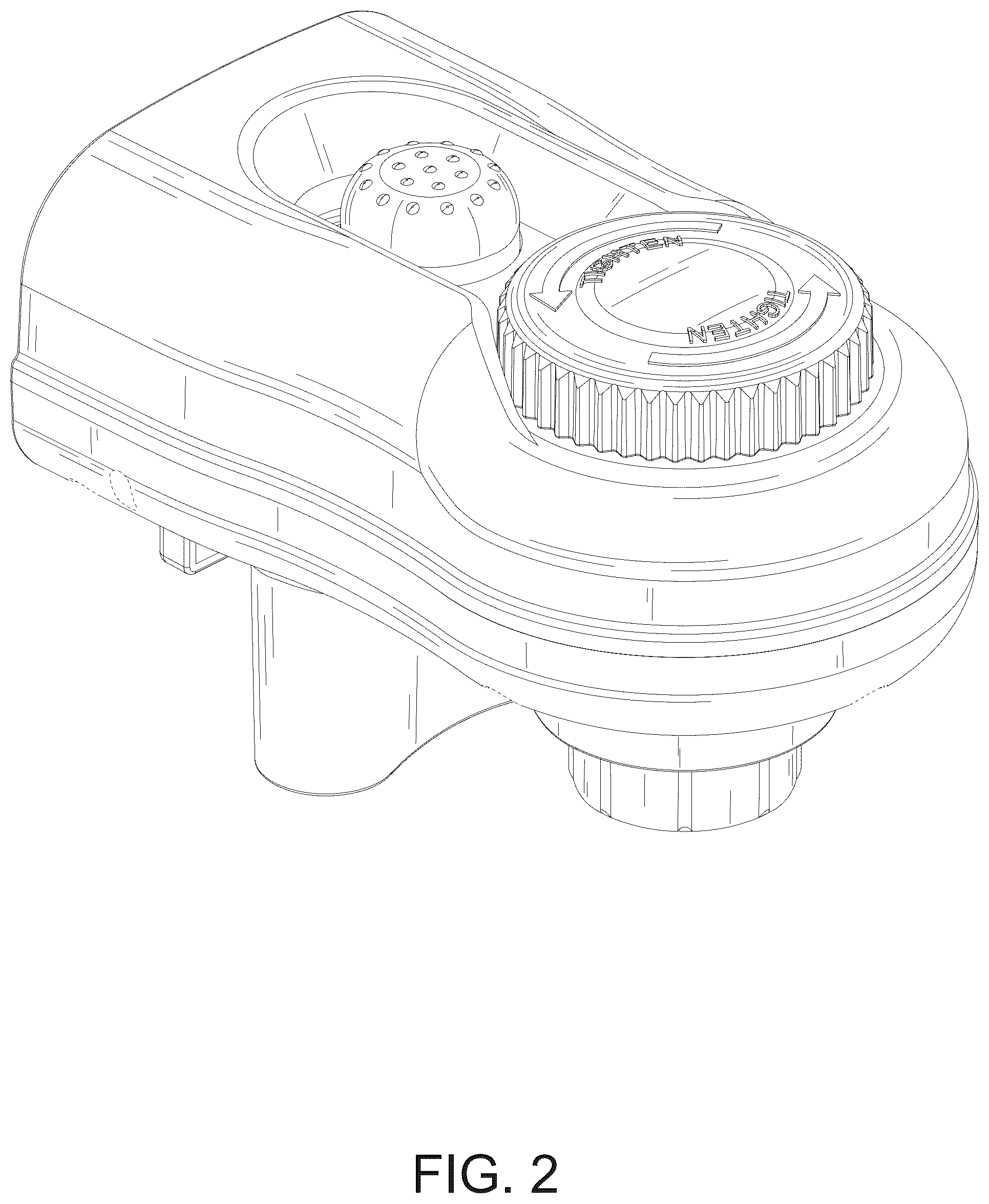 Patent USD1075474 Figure 2 – Component for a lock