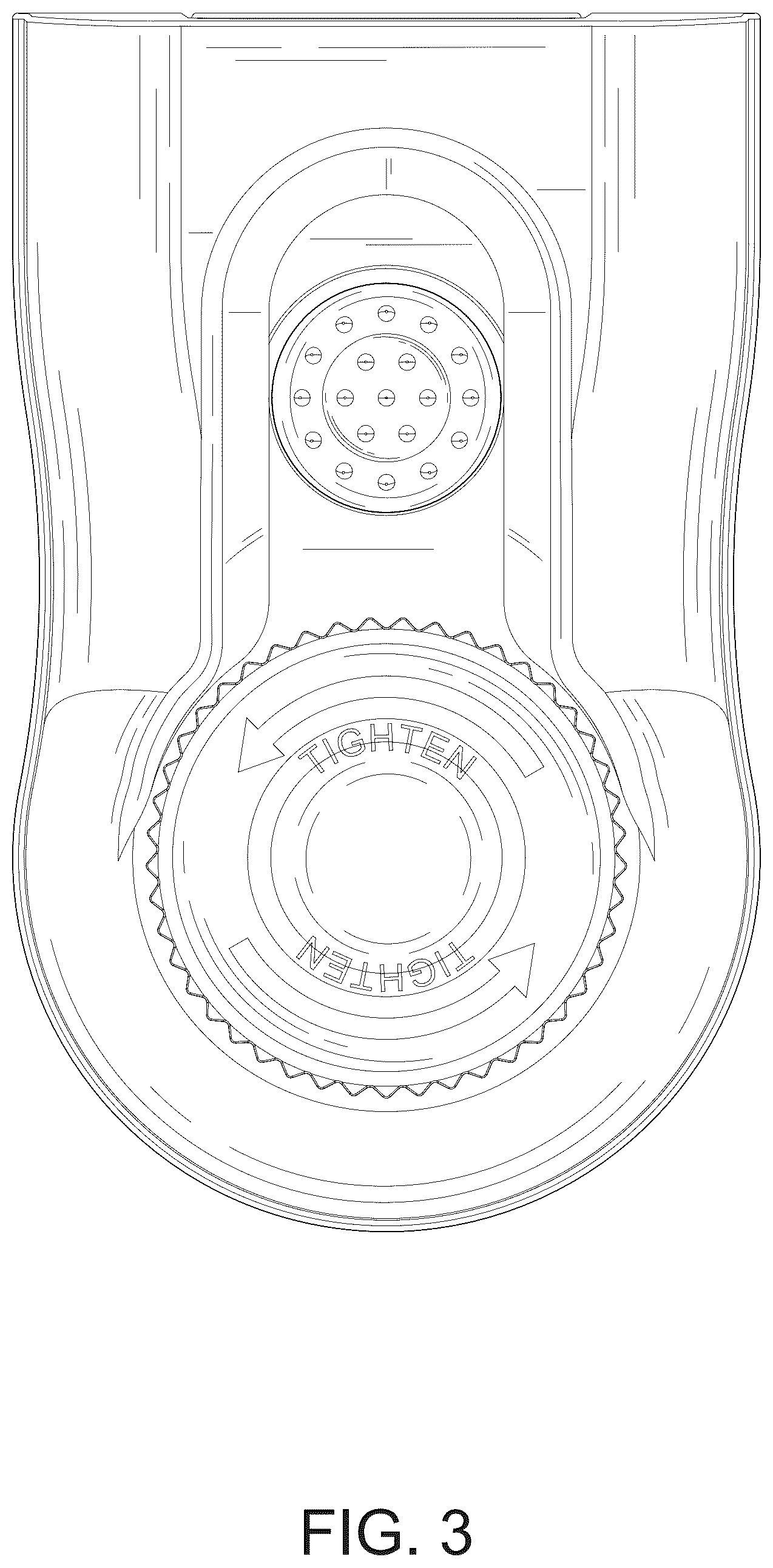 Patent USD1075474 Figure 3 – Component for a lock