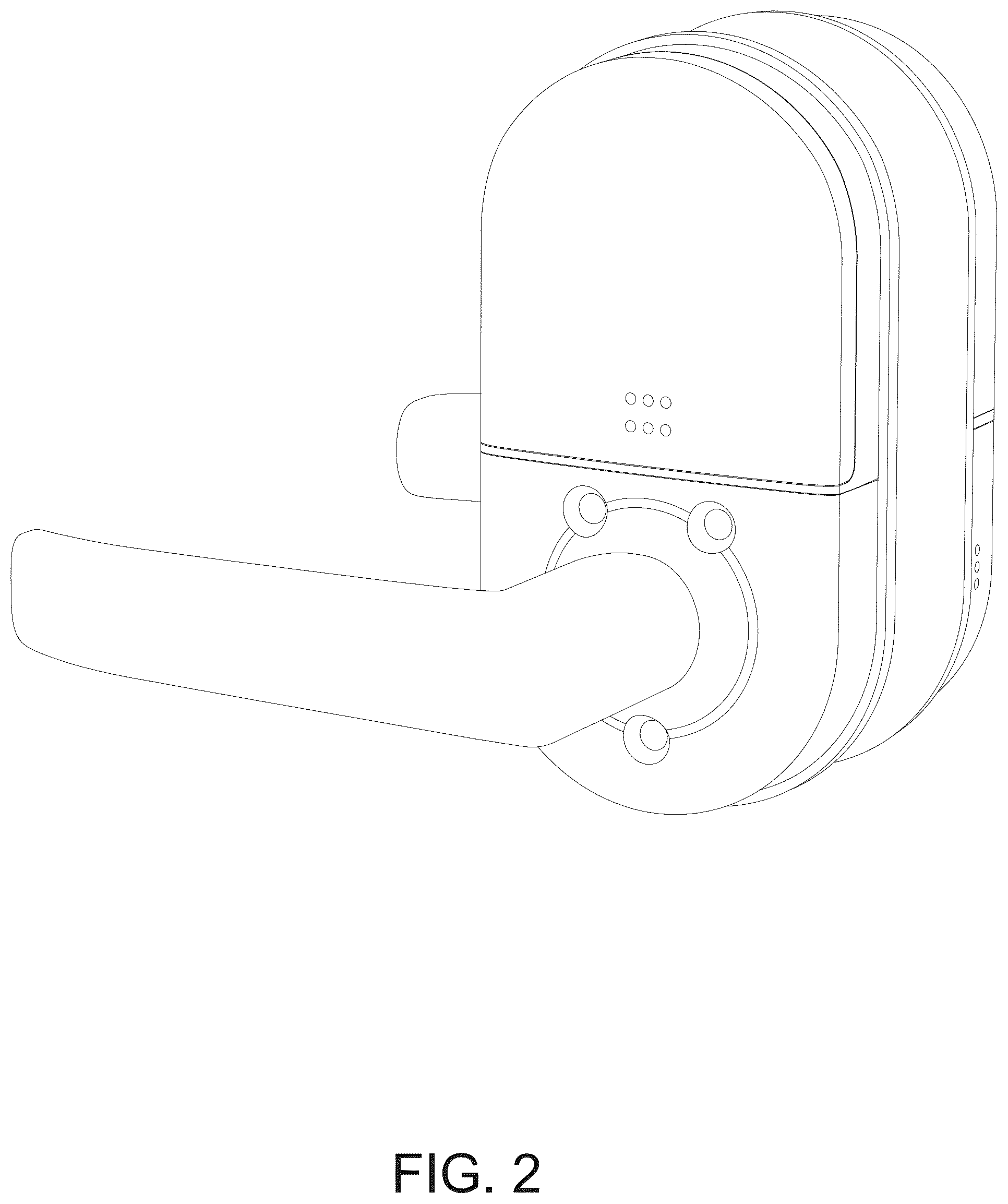 Patent USD1075475 Figure 2 – Smart lock