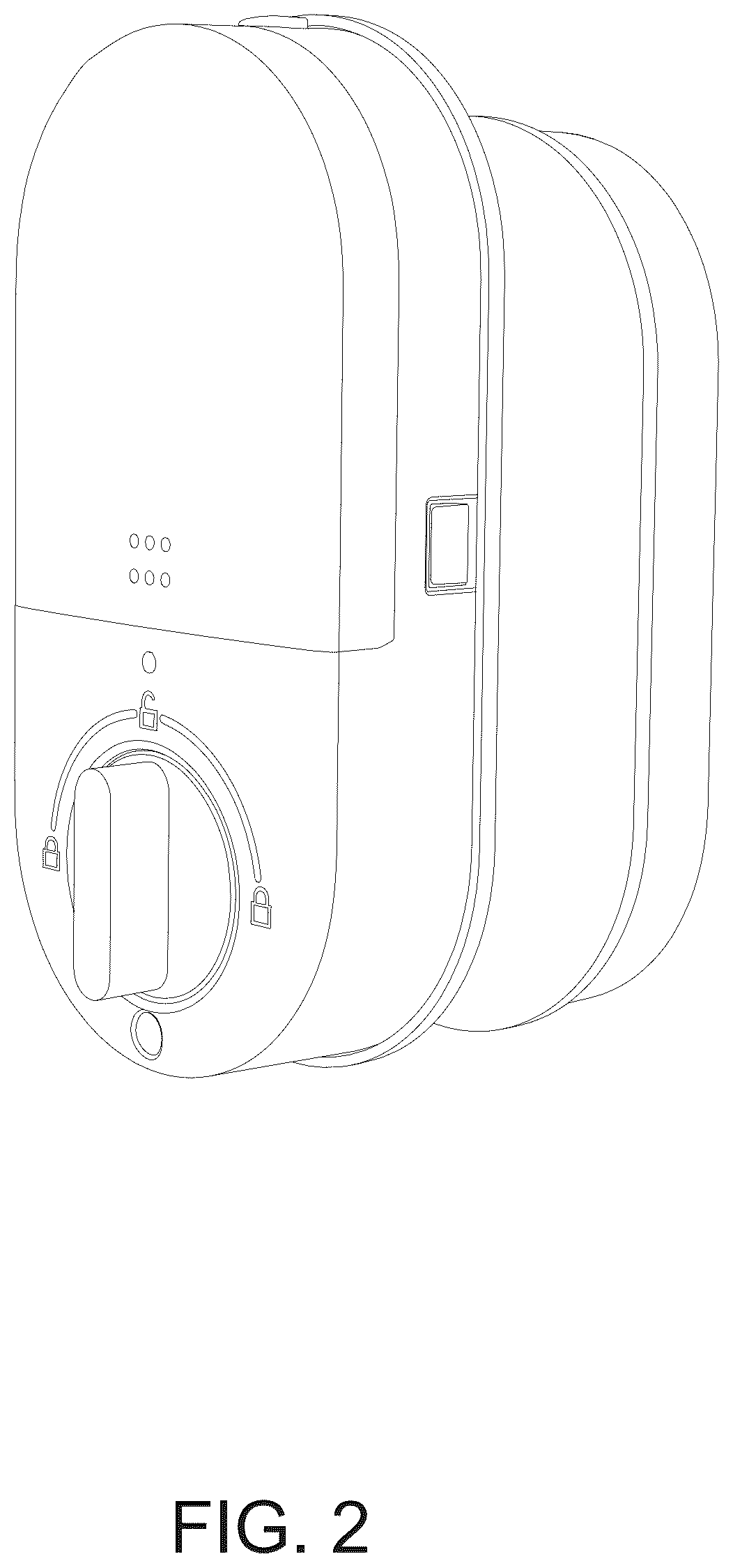 Patent USD1075476 Figure 2 – Smart lock