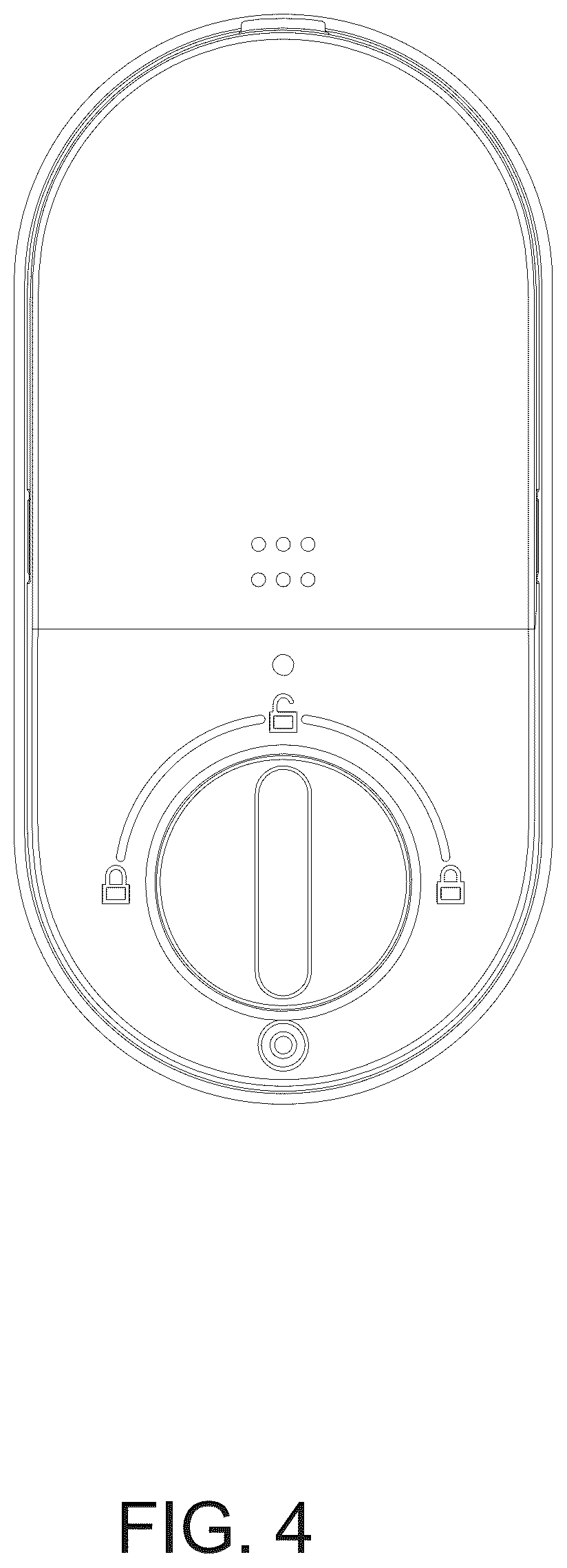 Patent USD1075476 Figure 4 – Smart lock