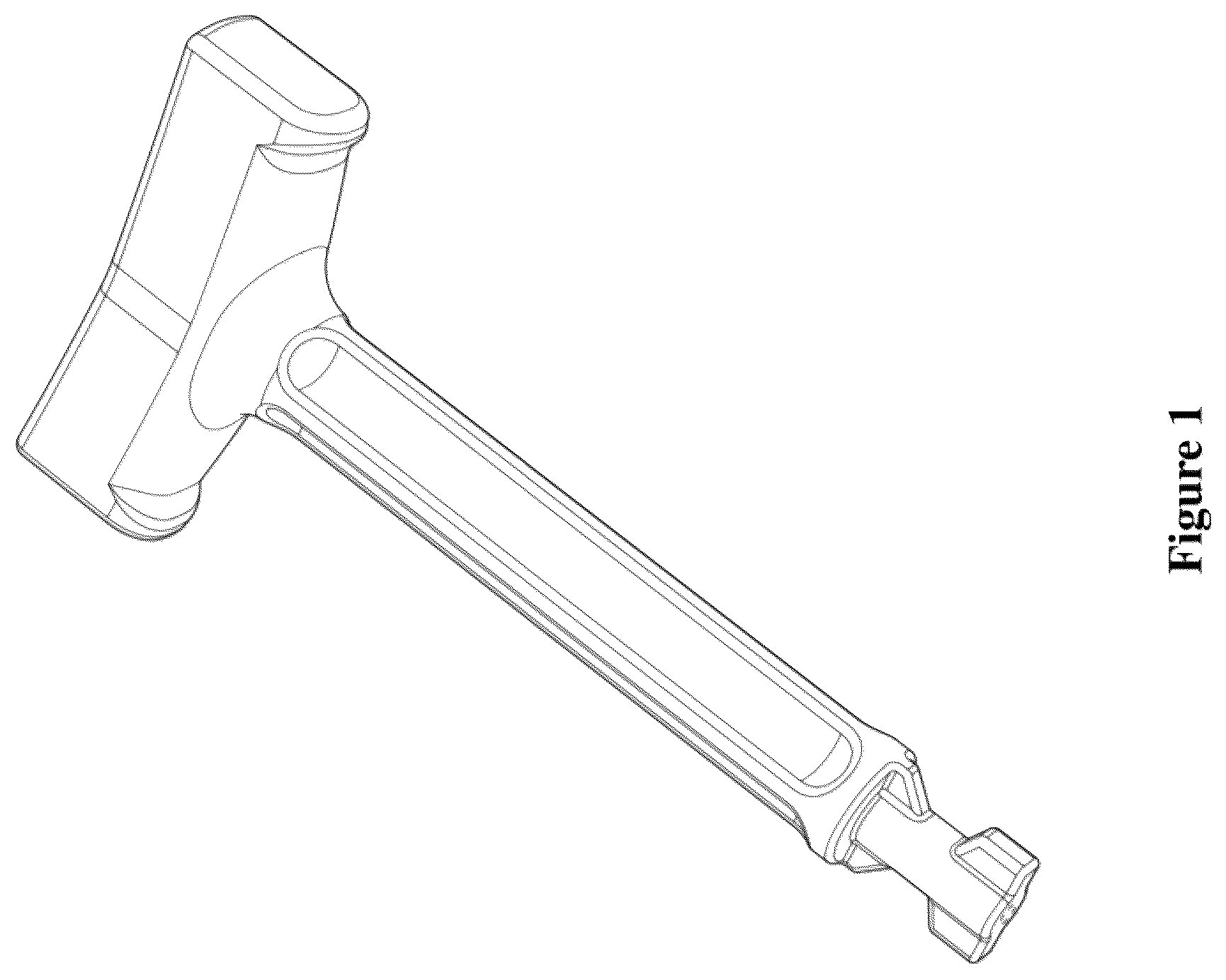 Patent USD1075477 — Access cover key for swimming pool water recirculation system — Figure 1