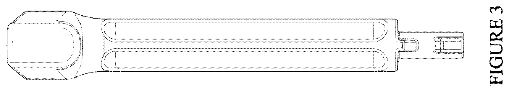 Patent USD1075477 Figure 3 – Access cover key for swimming pool water recirculation system