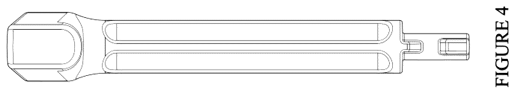 Patent USD1075477 Figure 4 – Access cover key for swimming pool water recirculation system