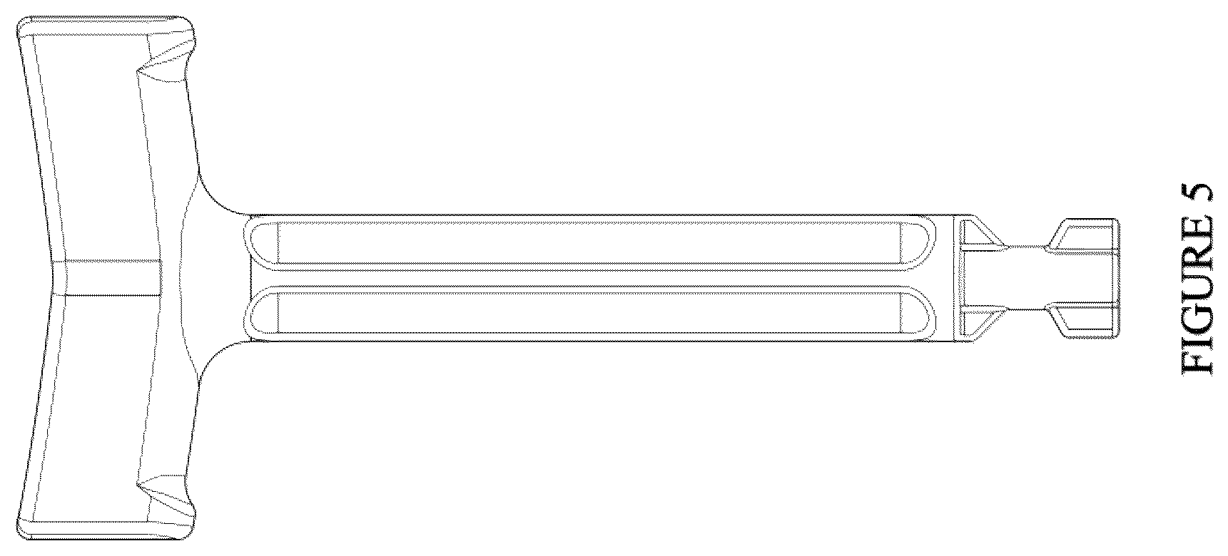Patent USD1075477 Figure 5 – Access cover key for swimming pool water recirculation system