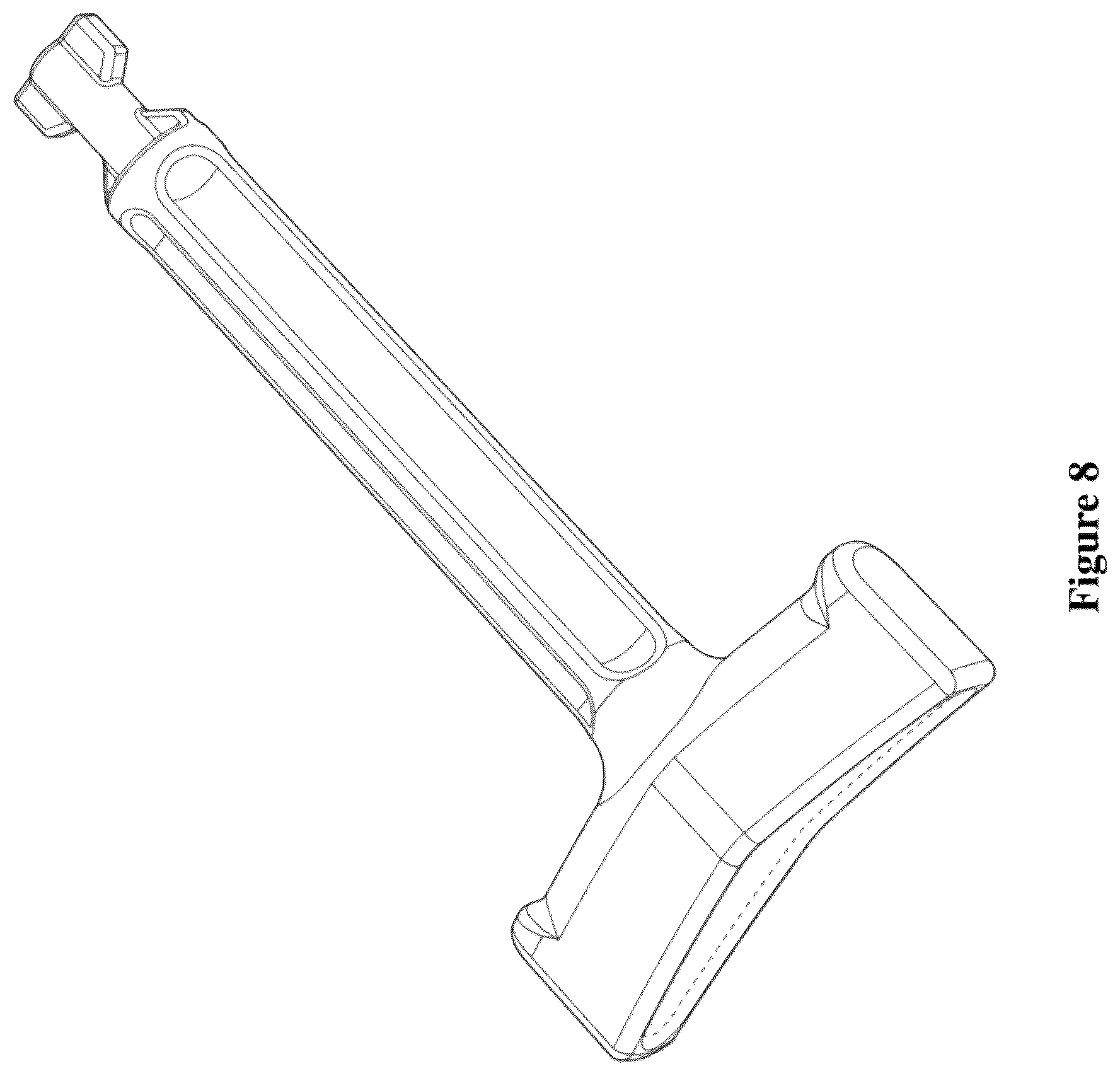 Patent USD1075477 Figure 8 – Access cover key for swimming pool water recirculation system