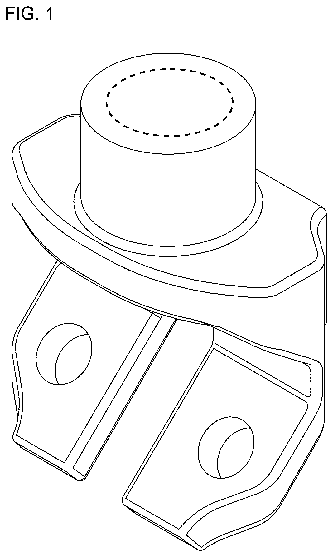 Patent USD1075480 Figure 1 – Fence frame connector