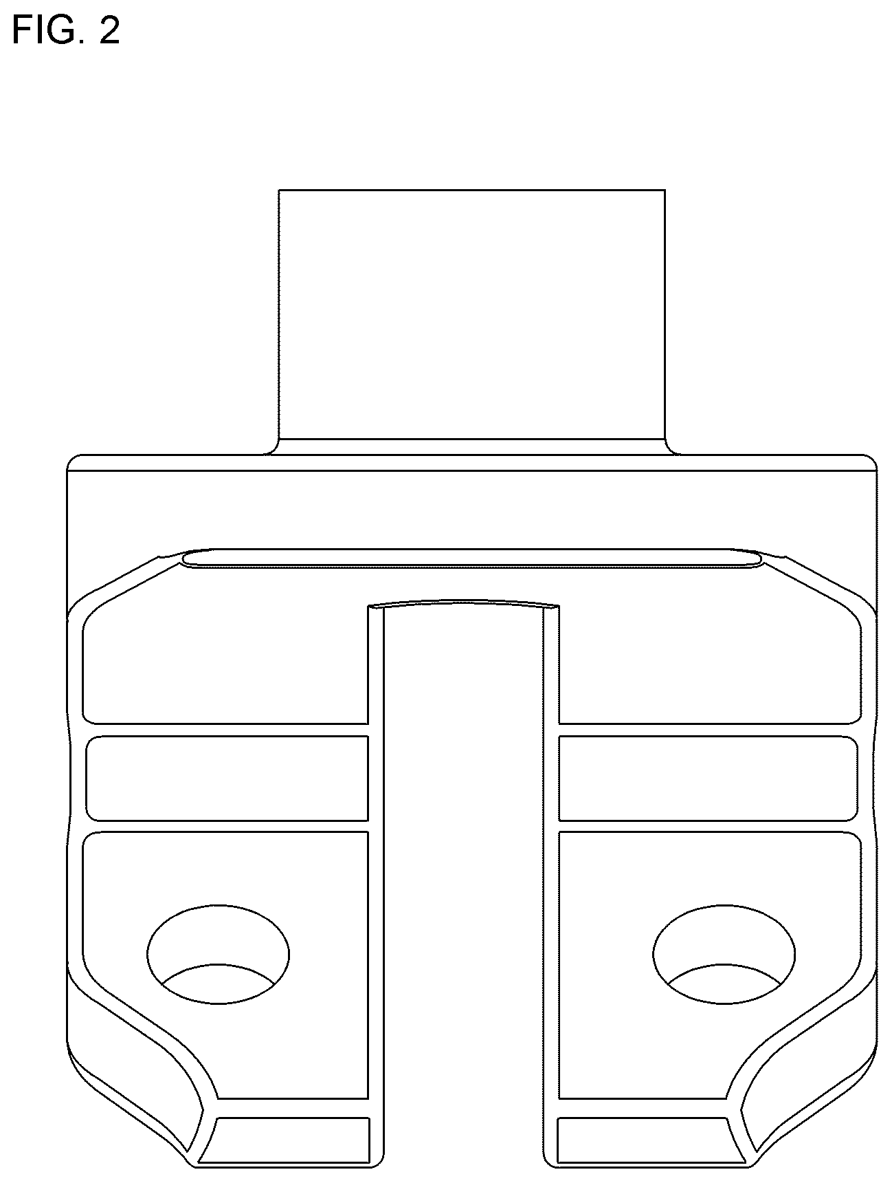 Patent USD1075480 Figure 2 – Fence frame connector