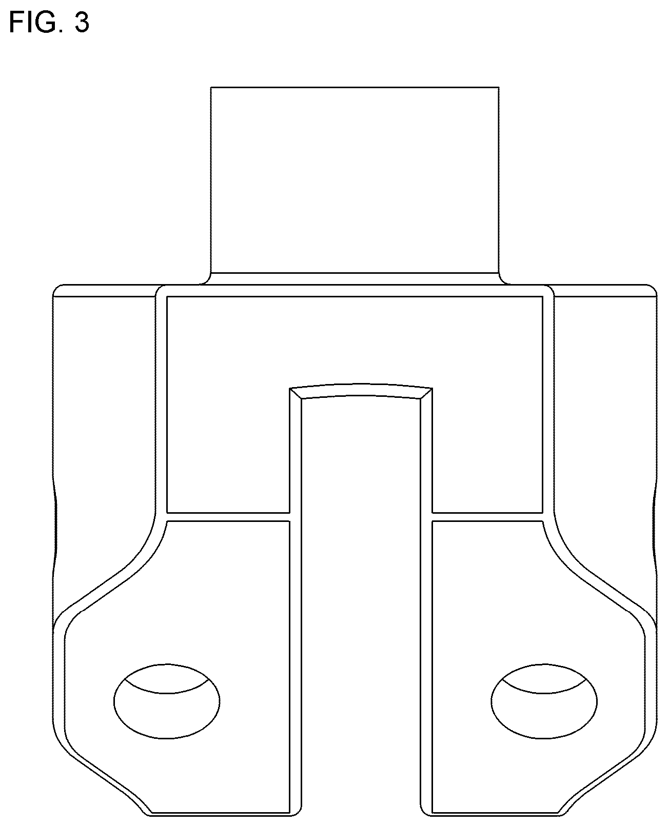 Patent USD1075480 Figure 3 – Fence frame connector
