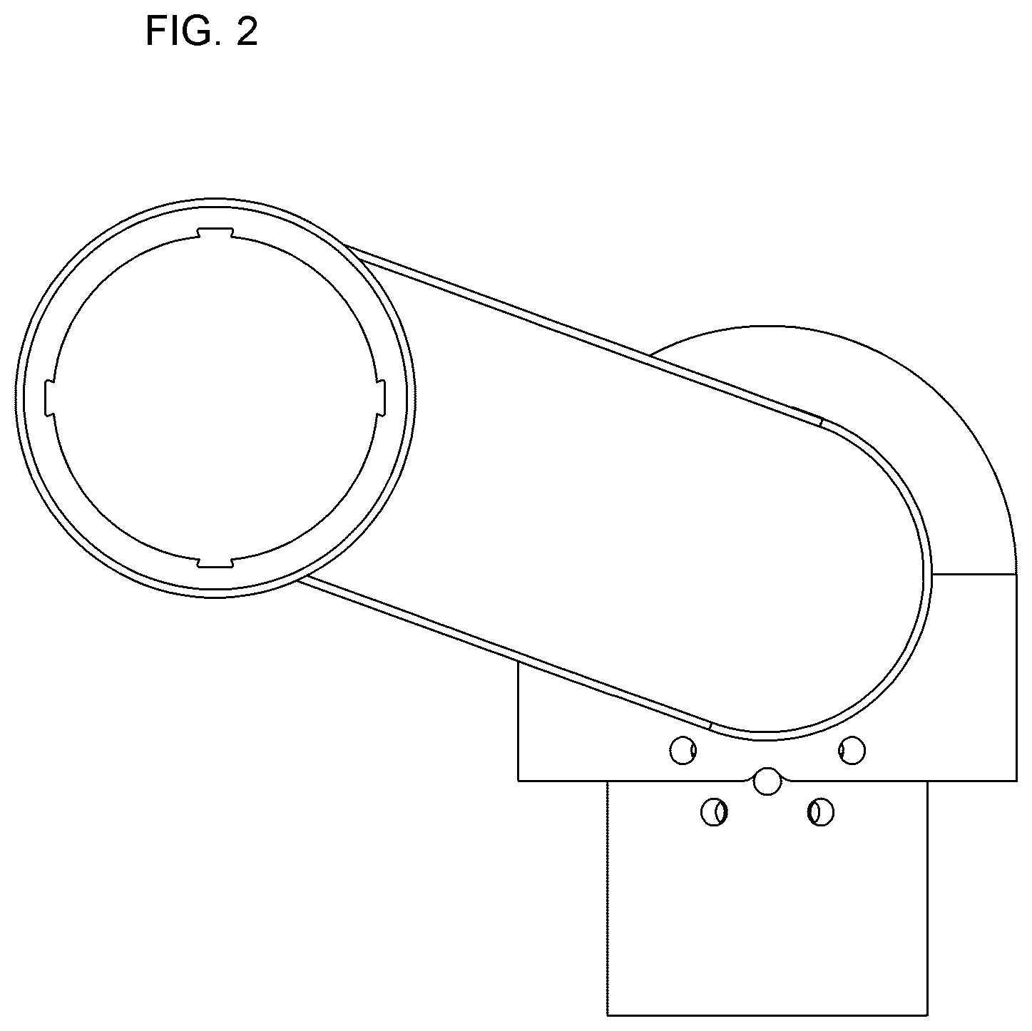 Patent USD1075481 Figure 2 – Bollard connector