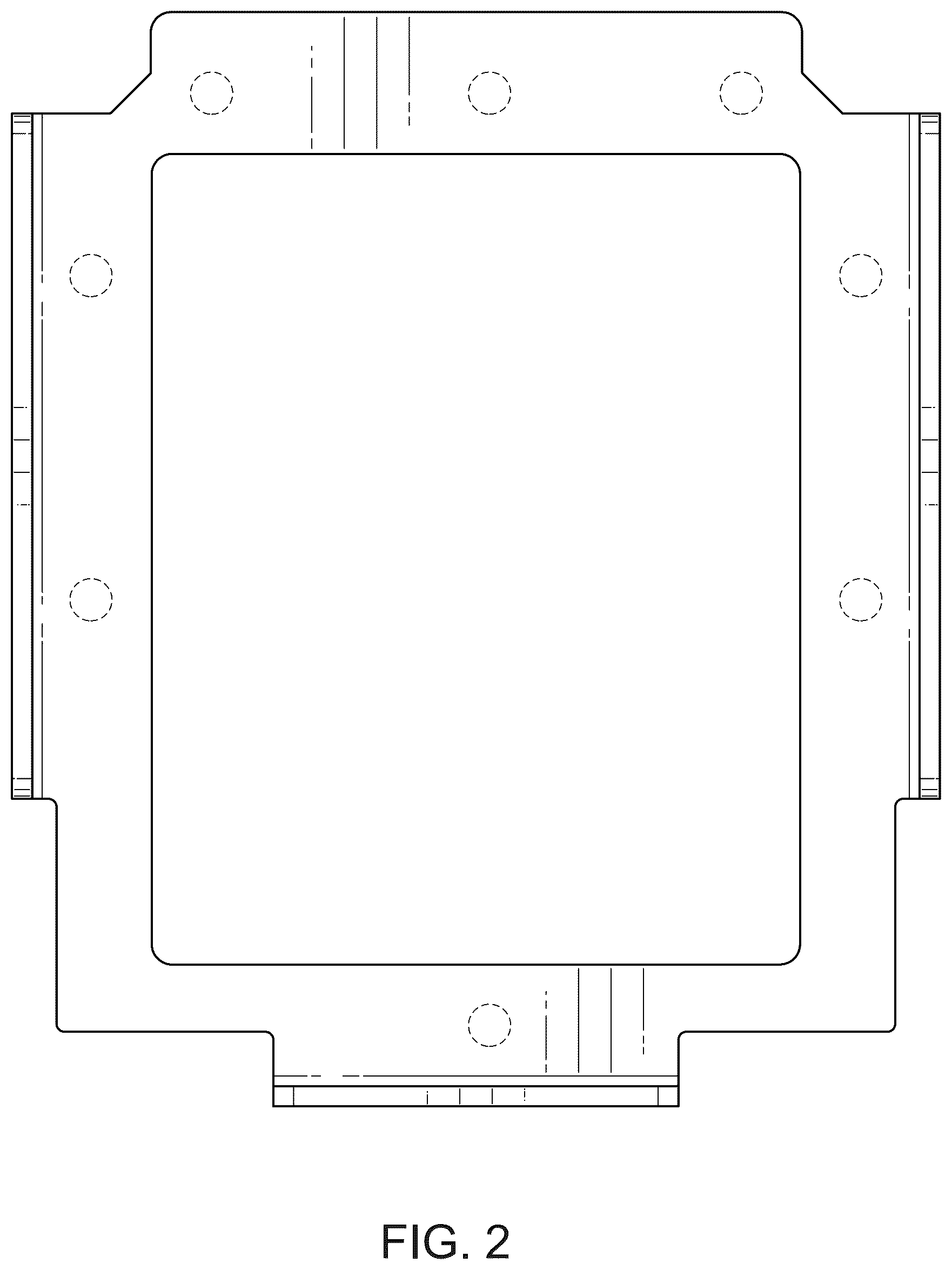 Patent USD1075482 Figure 2 – Screen hood assembly bracket