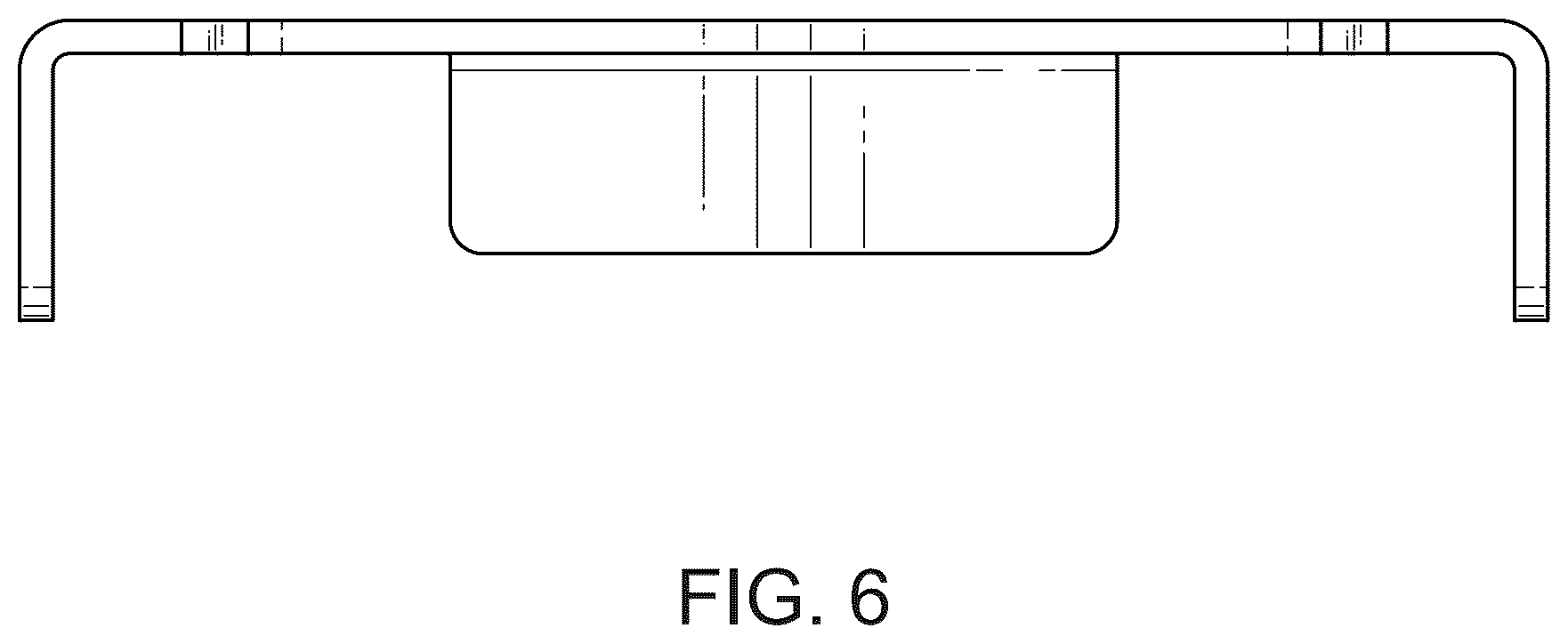 Patent USD1075482 Figure 6 – Screen hood assembly bracket