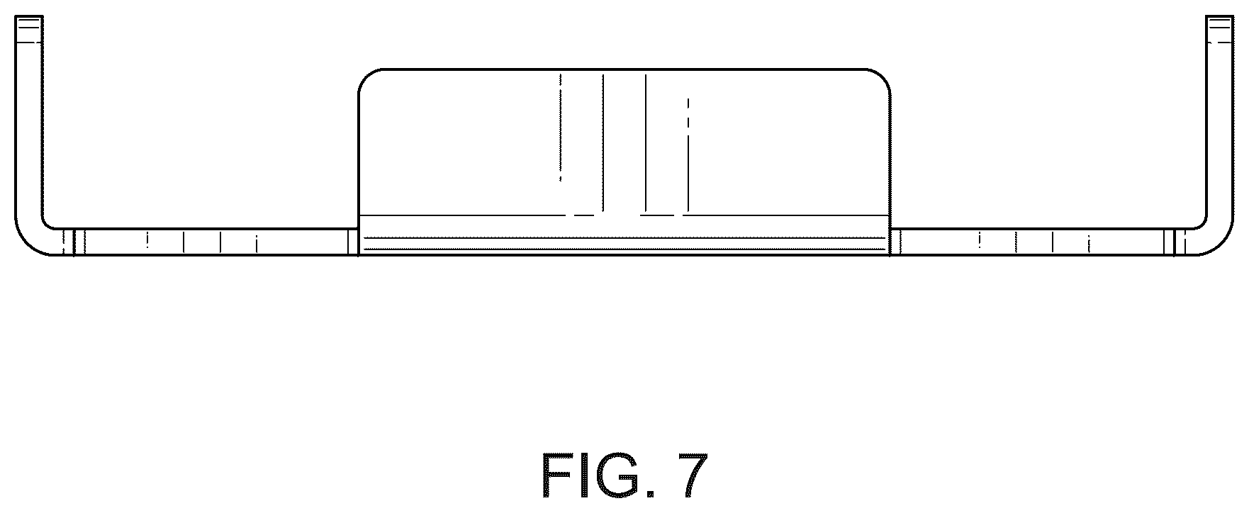 Patent USD1075482 Figure 7 – Screen hood assembly bracket