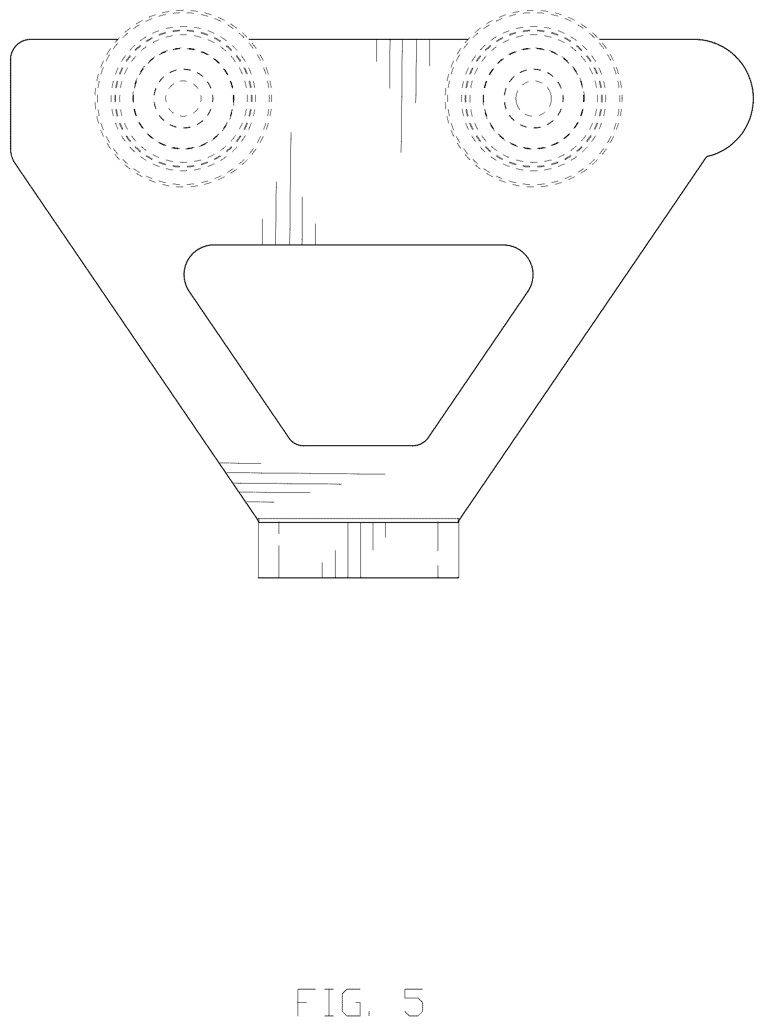 Patent USD1075485 Figure 5 – Groove steel pulley