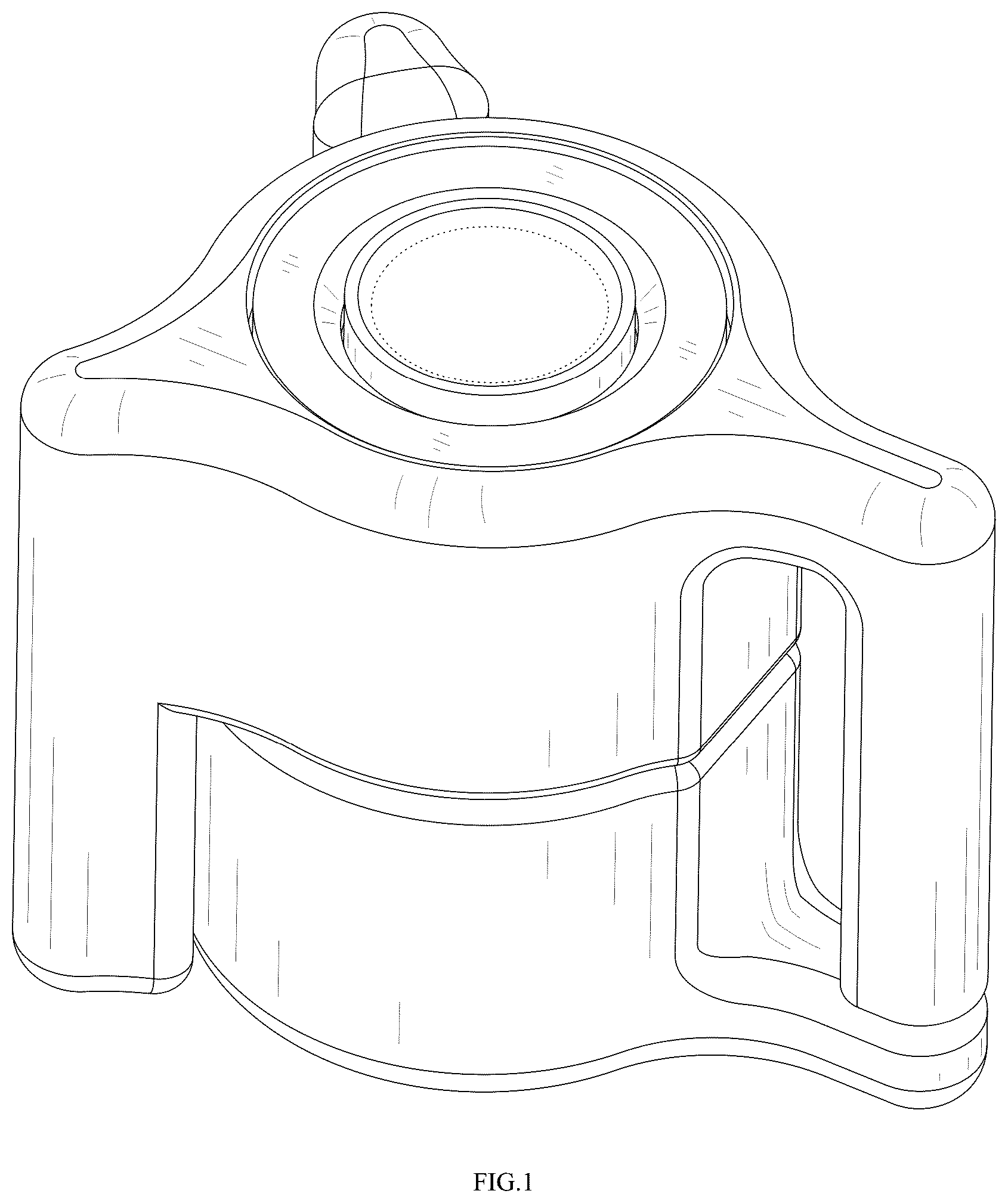 Patent USD1075487 Figure 1 – Coupling hook