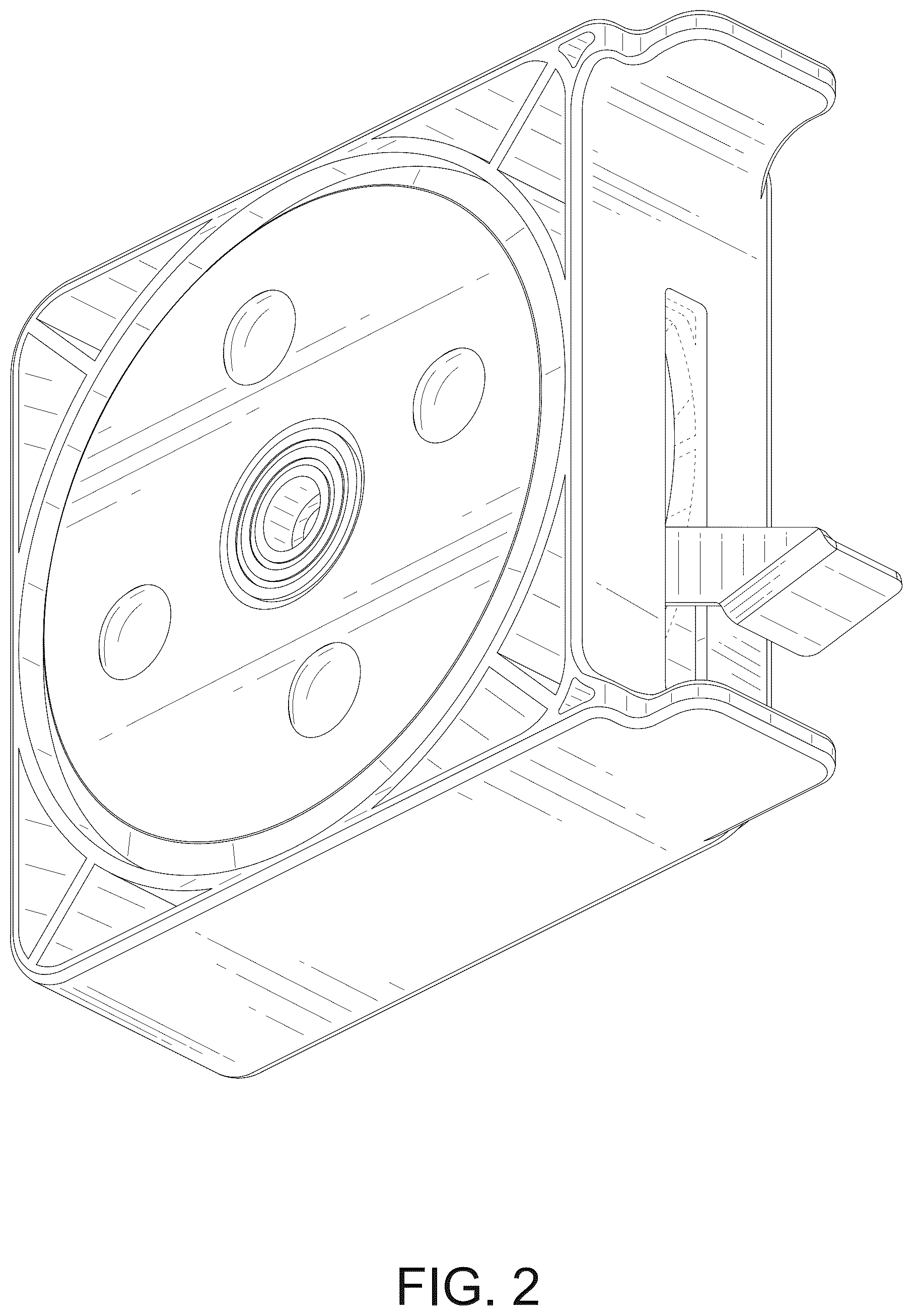 Patent USD1075489 Figure 2 – Furniture riser
