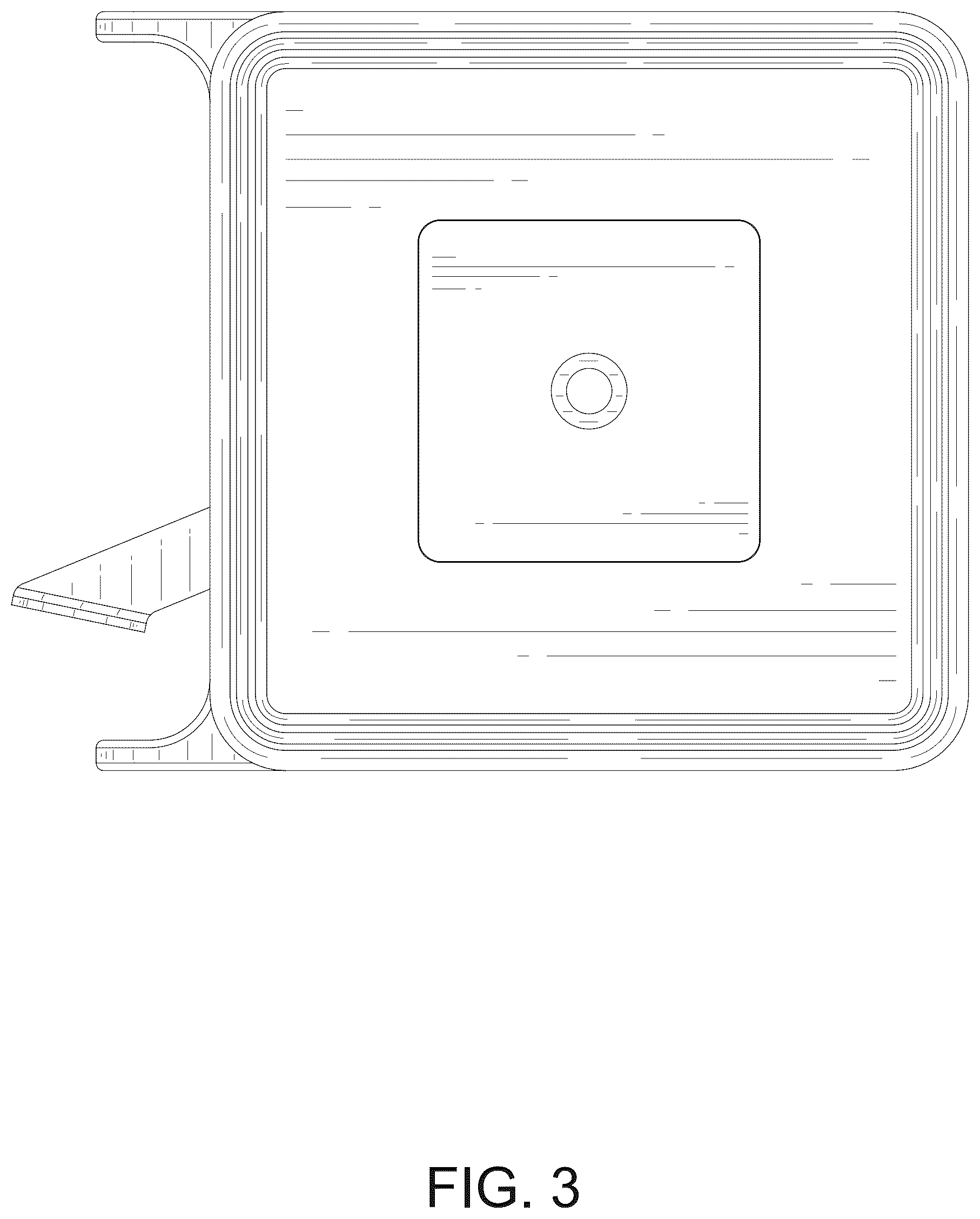 Patent USD1075489 Figure 3 – Furniture riser