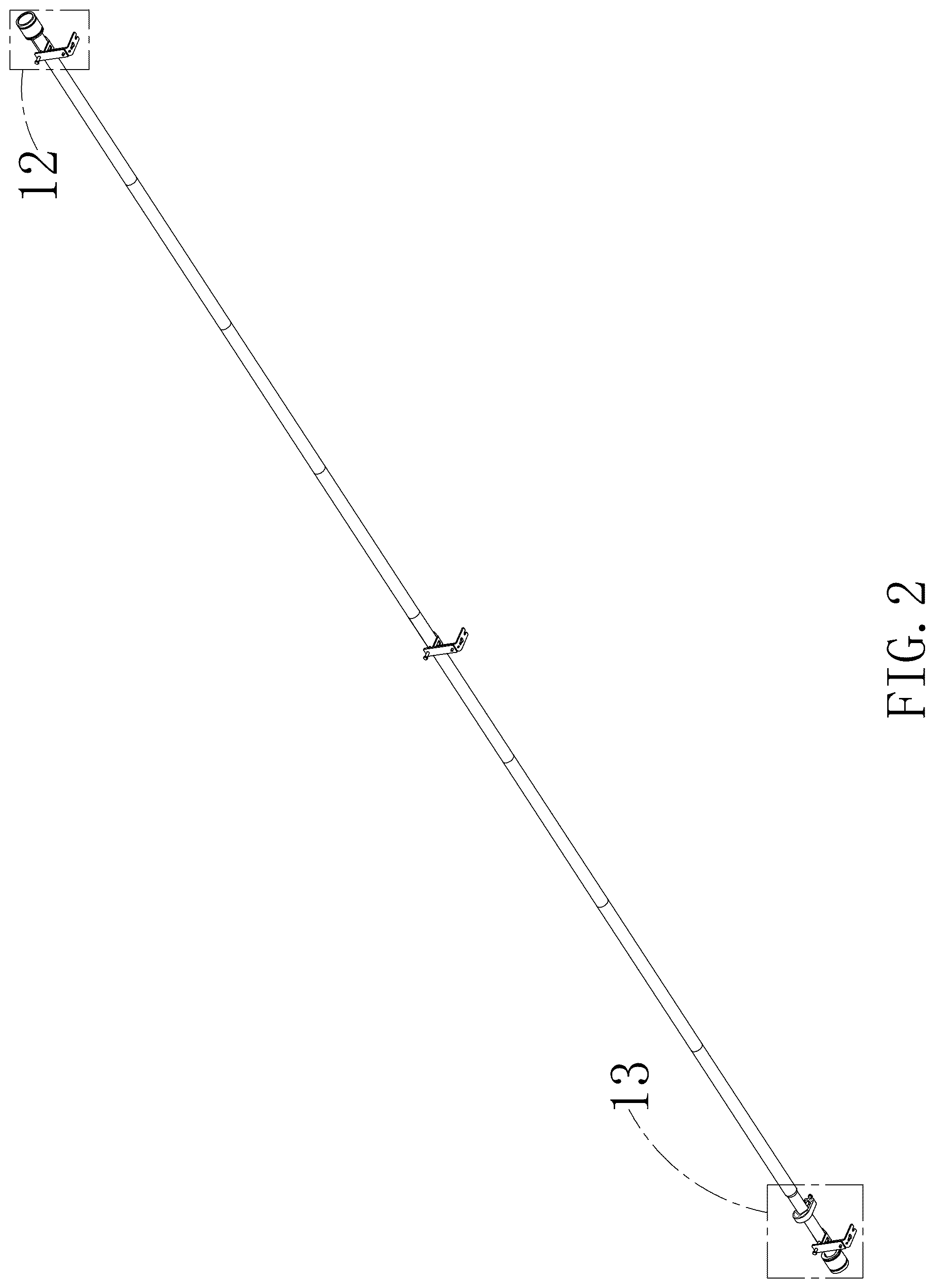 Patent USD1075490 Figure 2 – Curtain rod