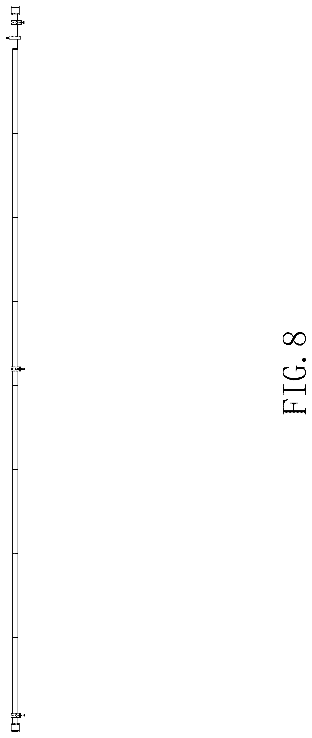 Patent USD1075490 Figure 8 – Curtain rod