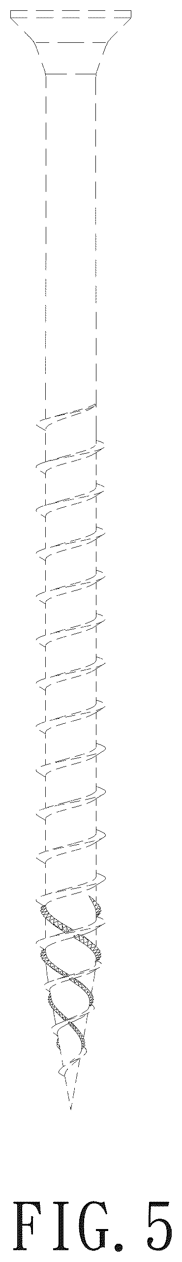 Patent USD1075491 Figure 5 – Screw
