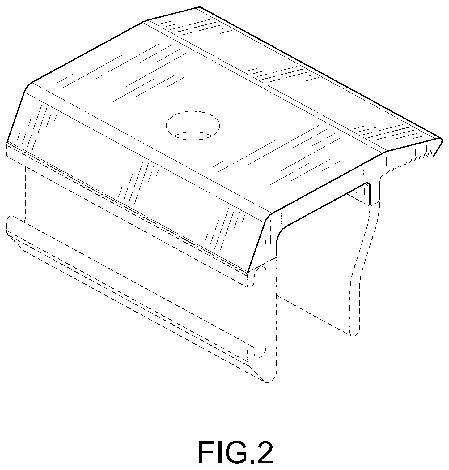 Patent USD1075493 Figure 2 – Clamp for a photovoltaic module mounting assembly