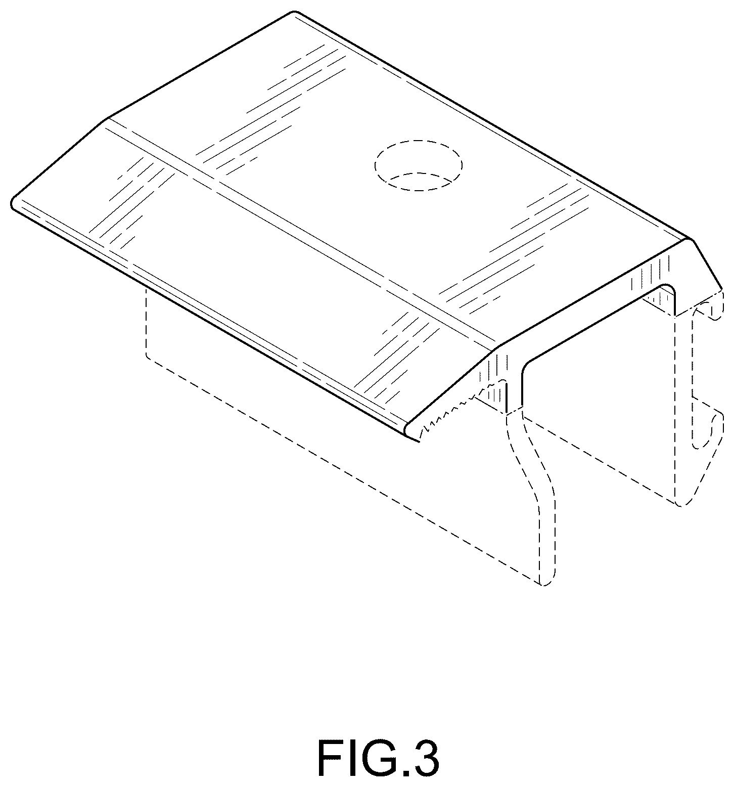 Patent USD1075493 Figure 3 – Clamp for a photovoltaic module mounting assembly