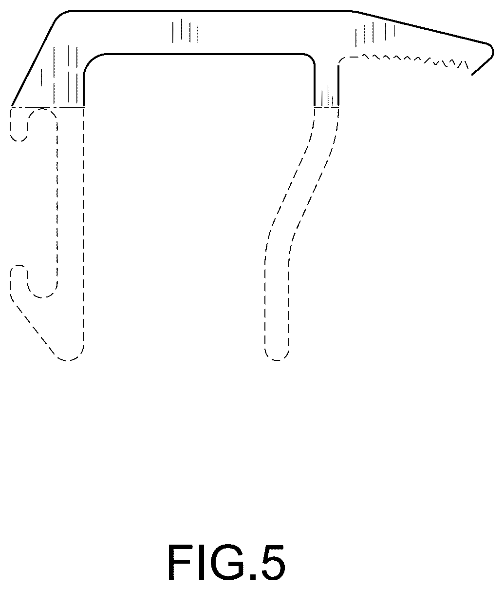 Patent USD1075493 Figure 5 – Clamp for a photovoltaic module mounting assembly