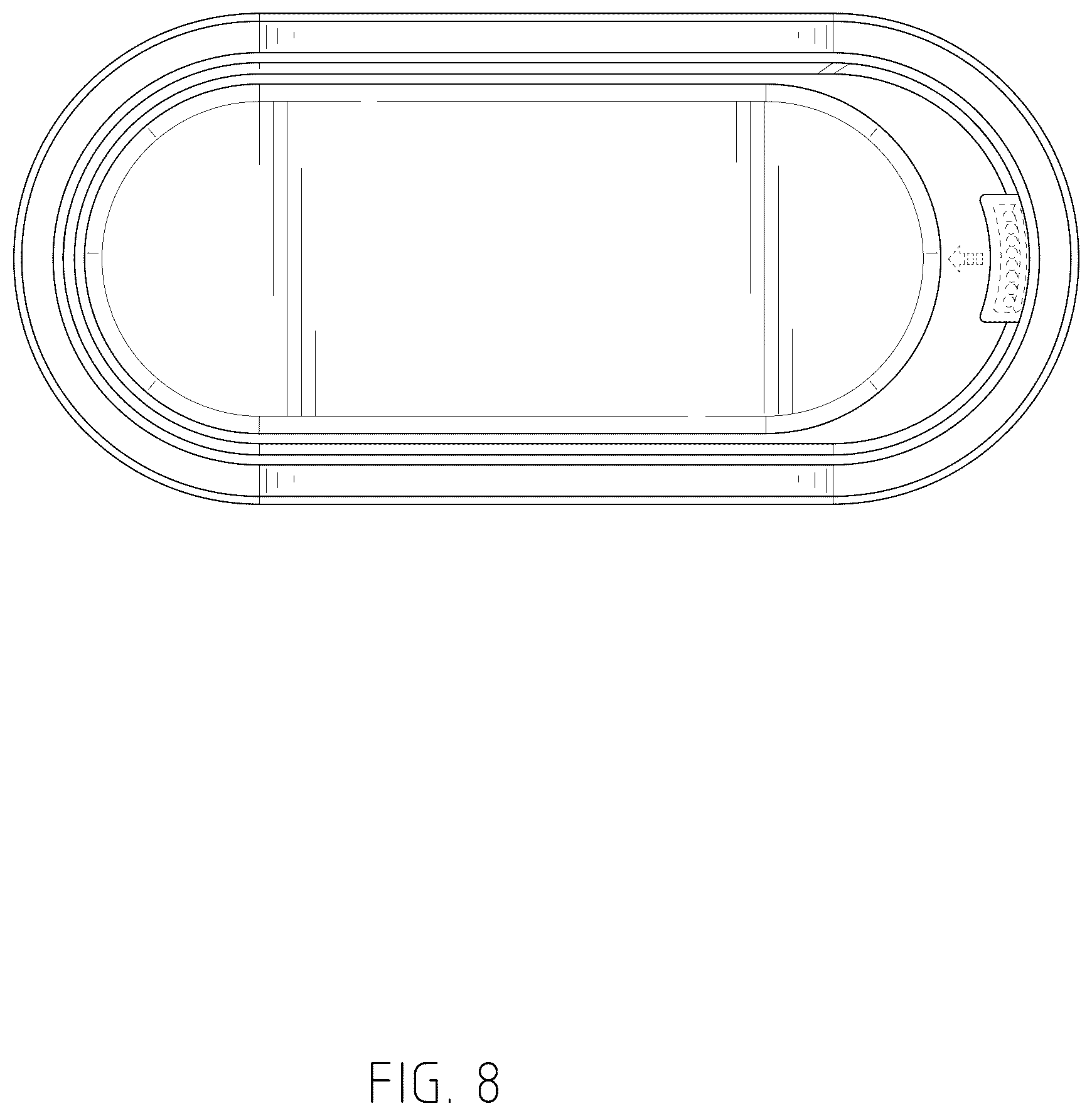 Patent USD1075495 Figure 8 – Box for dental floss