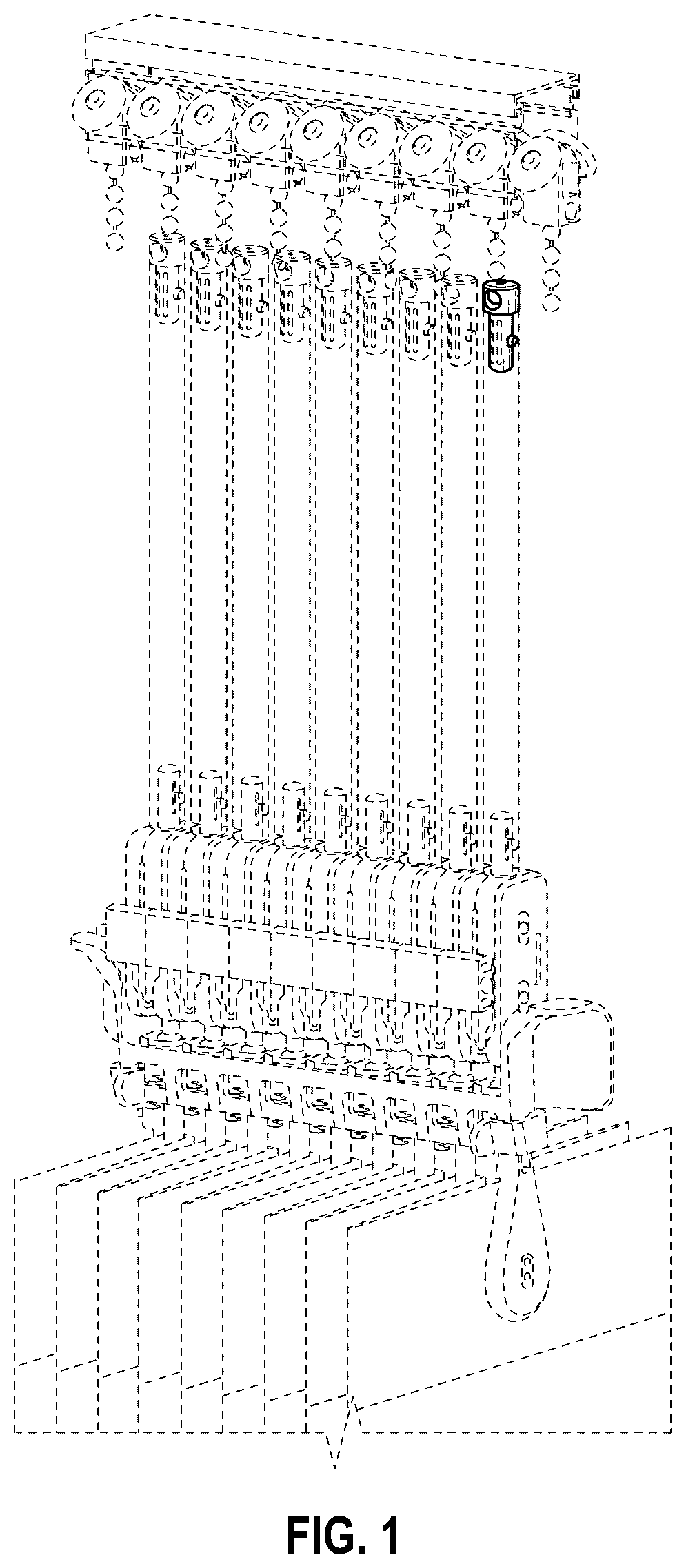 Patent USD1075498 Figure 1 – End cap for a curtain hanging system