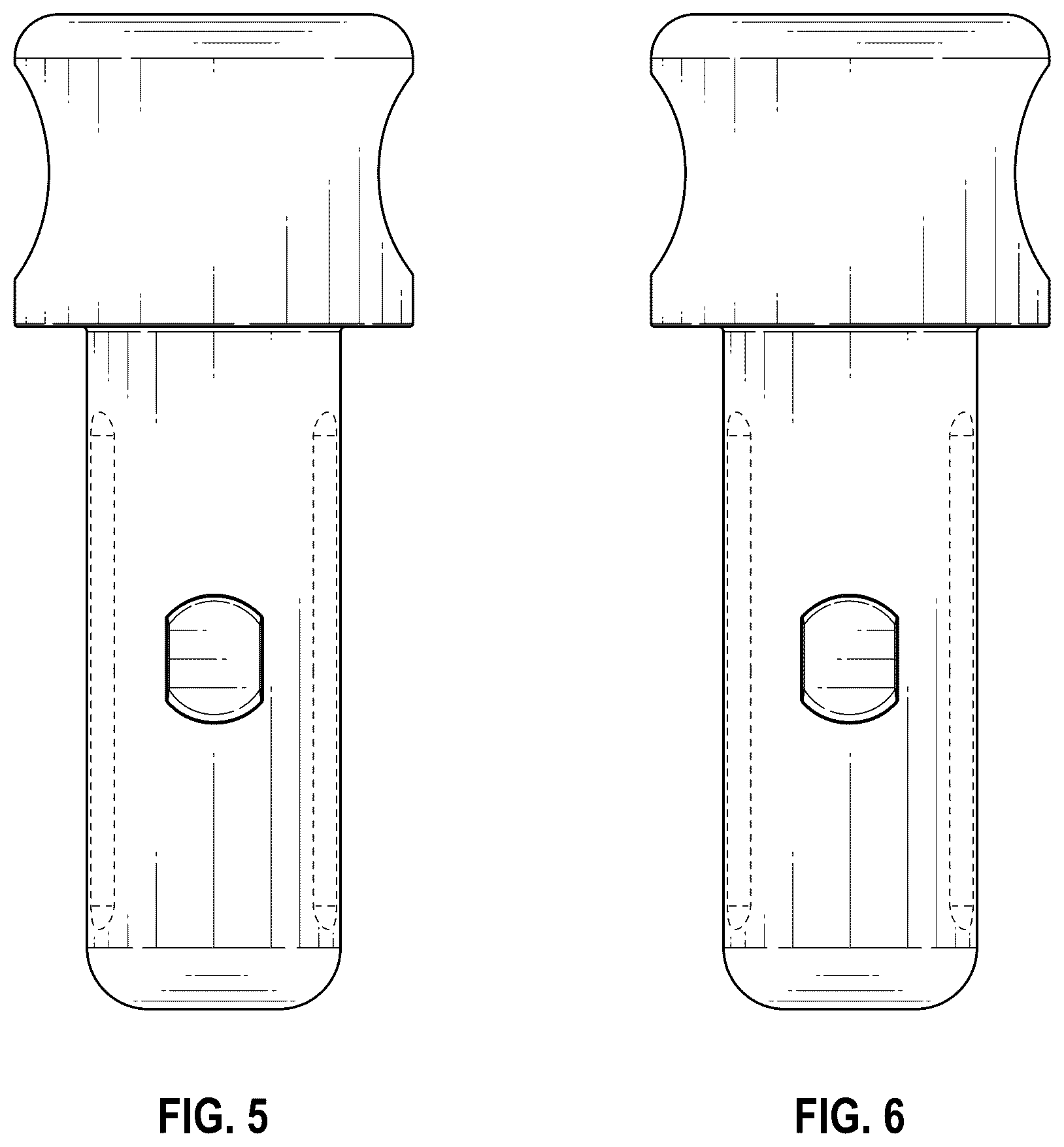 Patent USD1075498 Figure 4 – End cap for a curtain hanging system