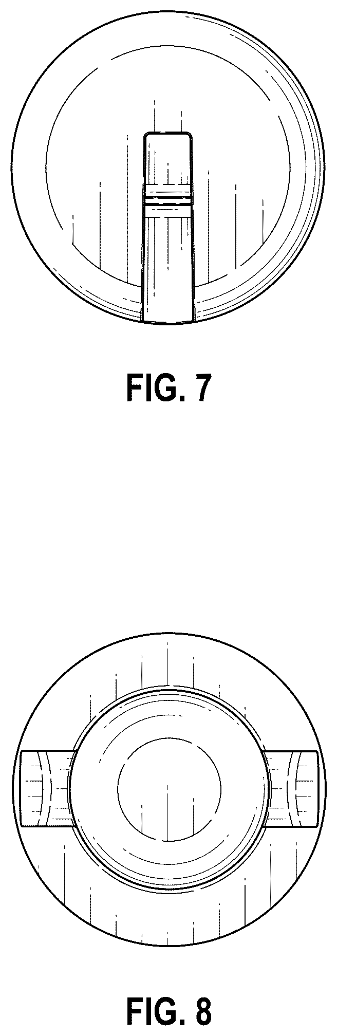 Patent USD1075498 Figure 5 – End cap for a curtain hanging system