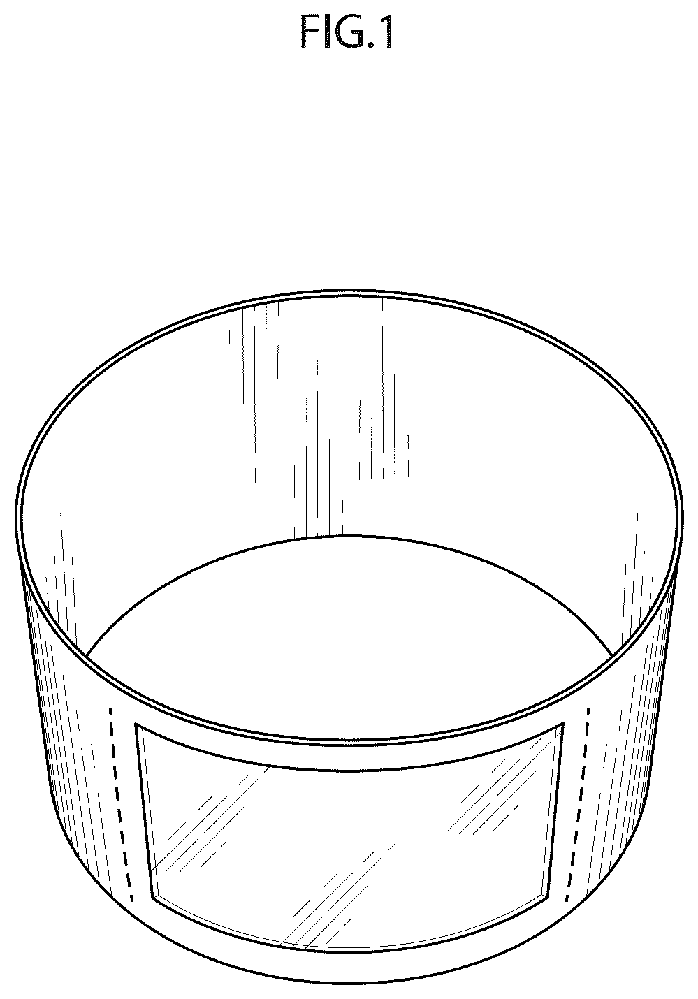 Patent USD1075499 Figure 1 – Coffee cup sleeve