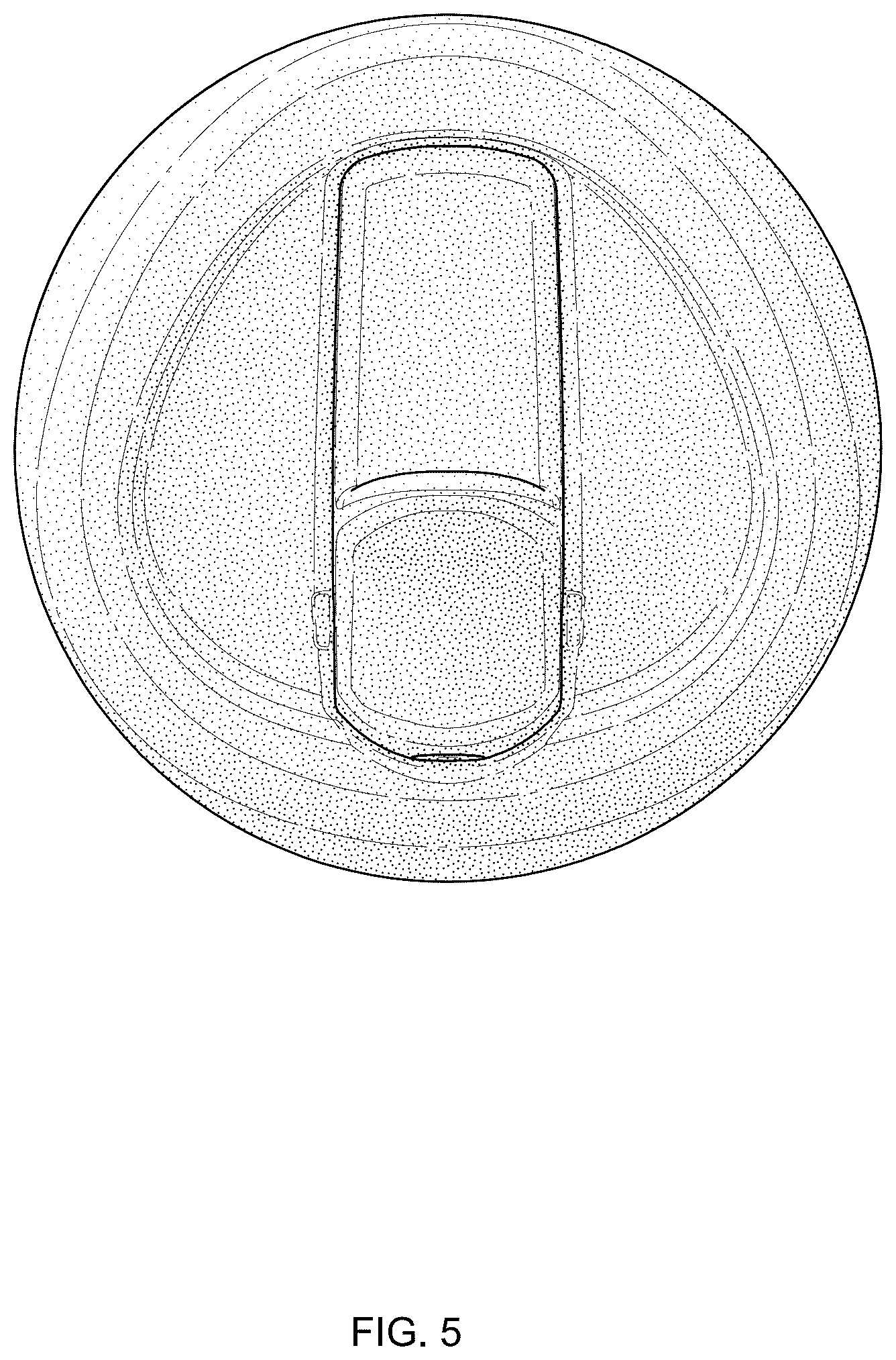Patent USD1075501 Figure 5 – Lid for bottle