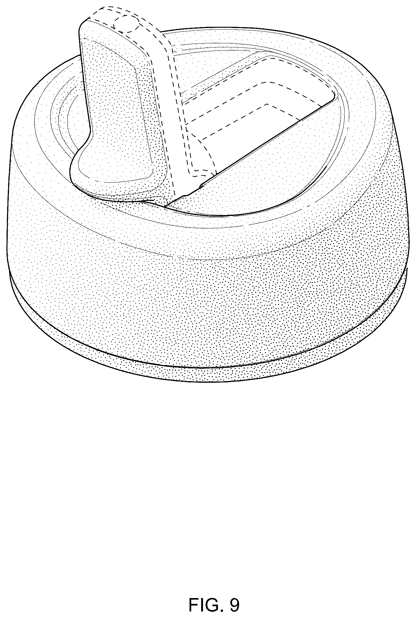 Patent USD1075501 Figure 9 – Lid for bottle