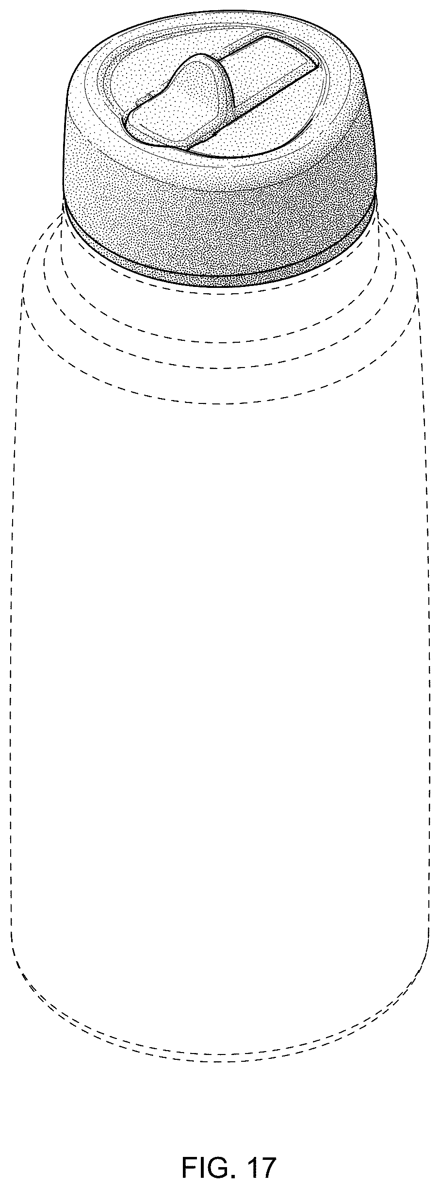 Patent USD1075501 Figure 17 – Lid for bottle
