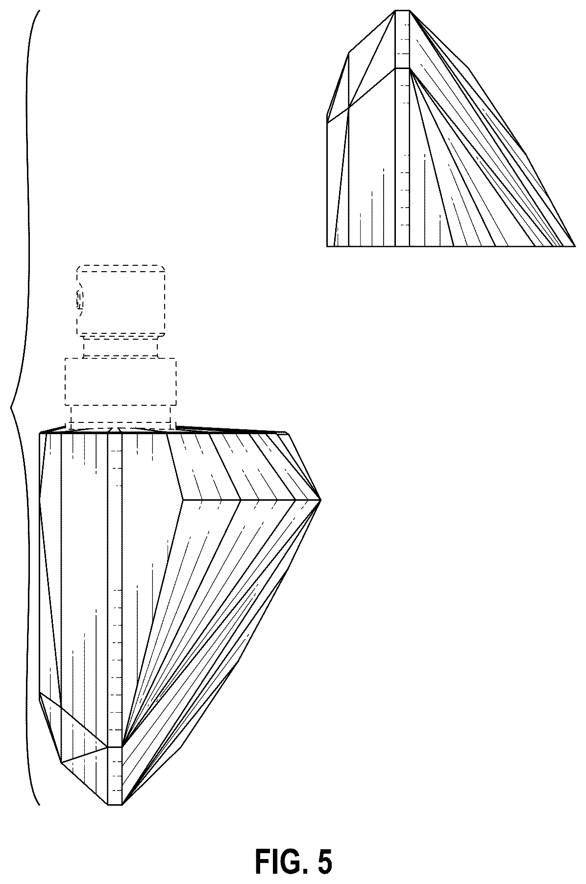 Patent USD1075502 Figure 5 – Bottle