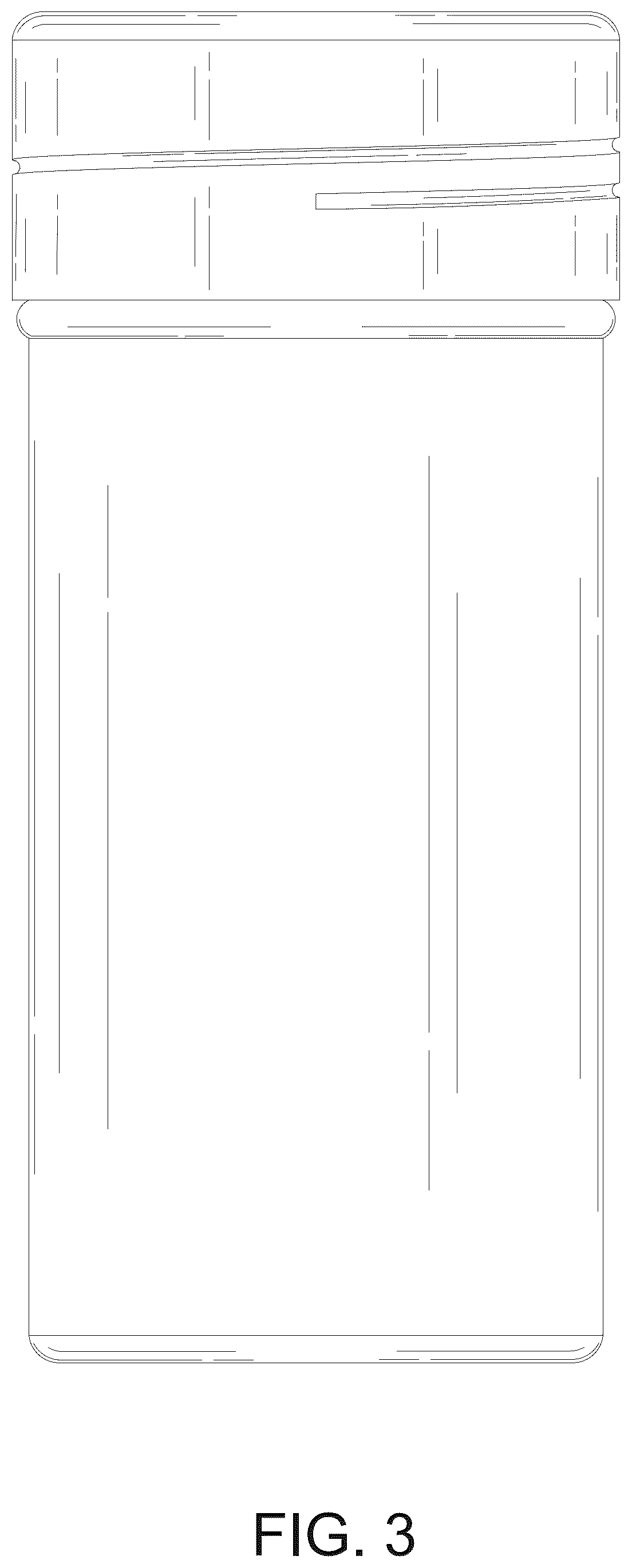 Patent USD1075508 Figure 3 – Packaging bottle