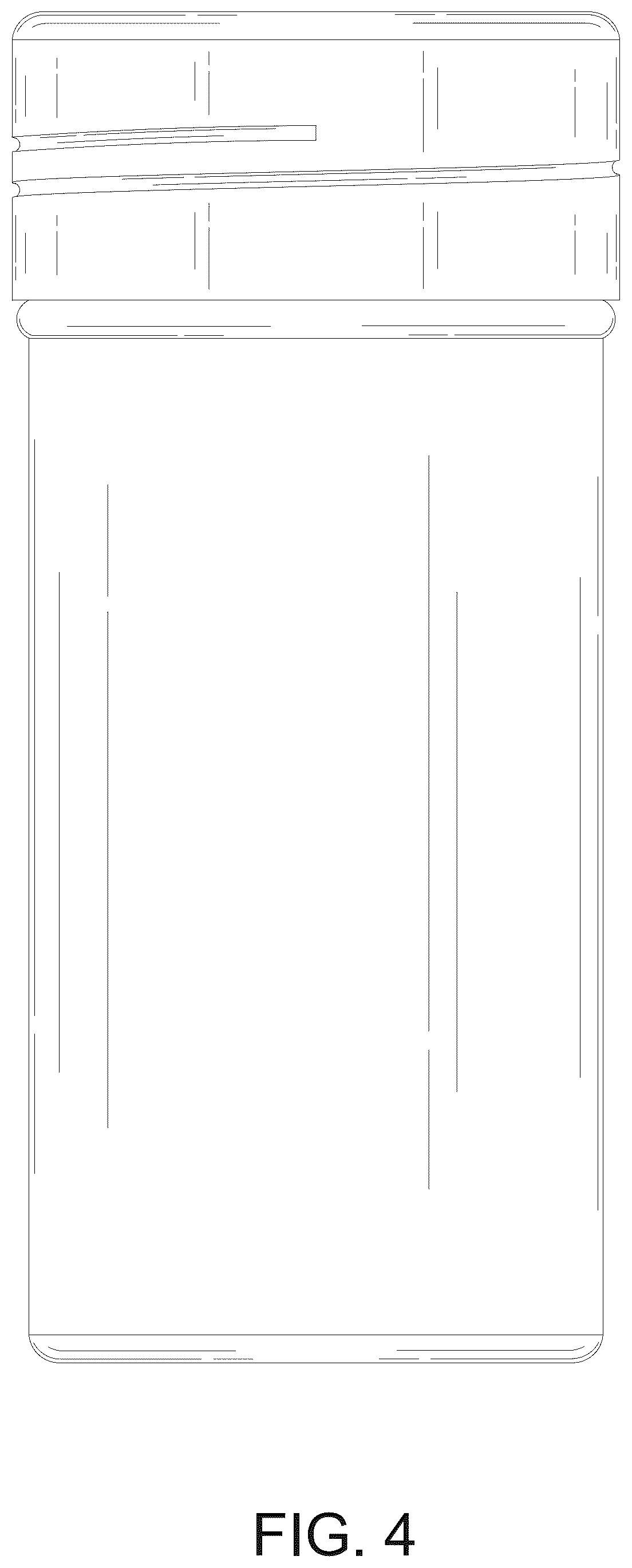 Patent USD1075508 Figure 4 – Packaging bottle