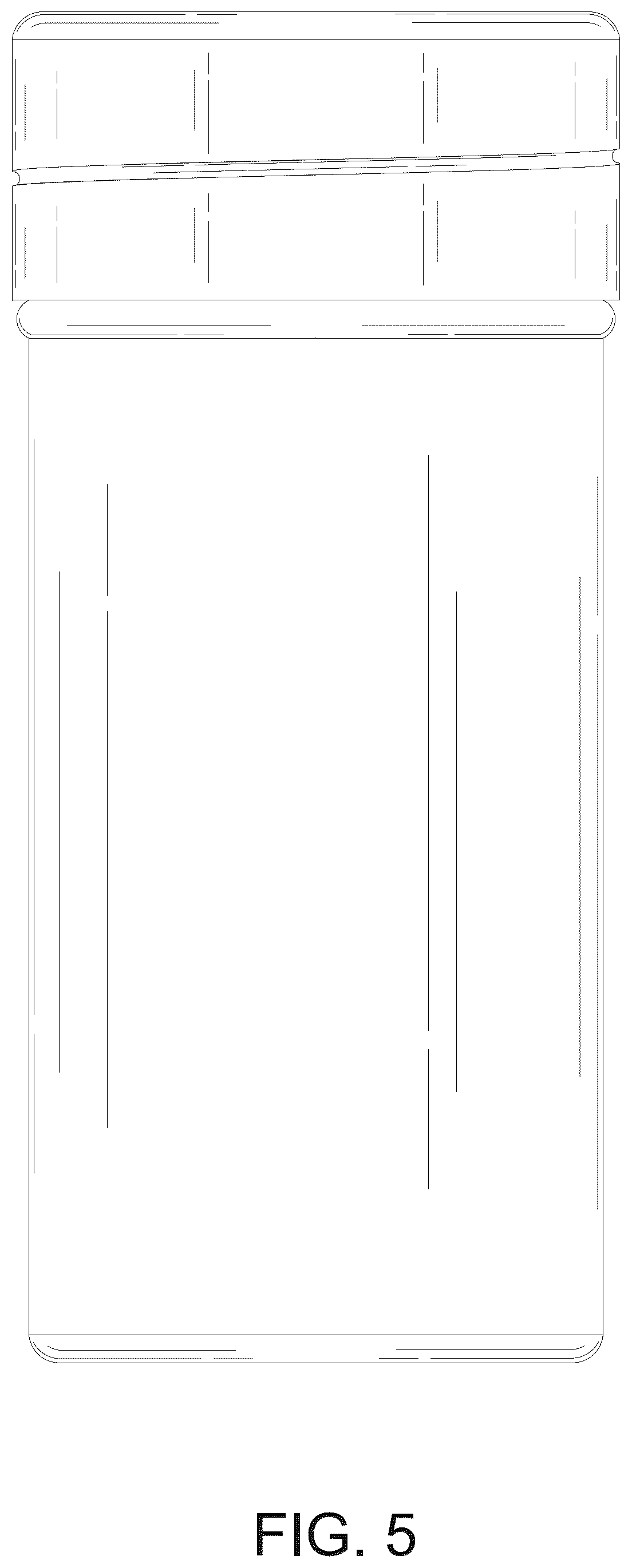 Patent USD1075508 Figure 5 – Packaging bottle