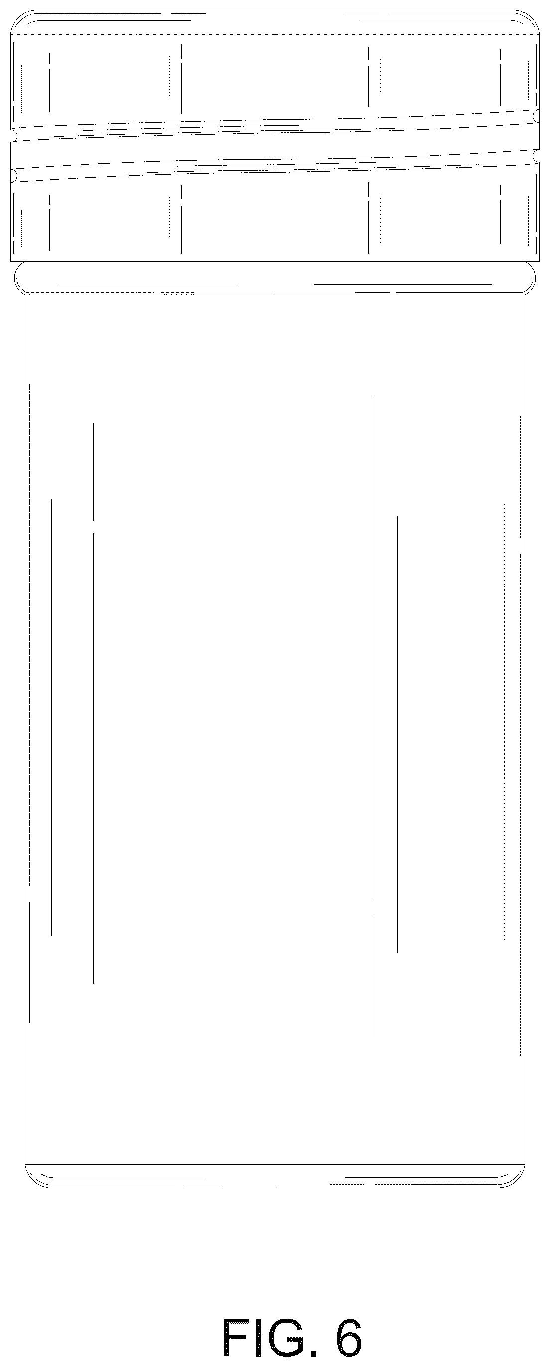 Patent USD1075508 Figure 6 – Packaging bottle