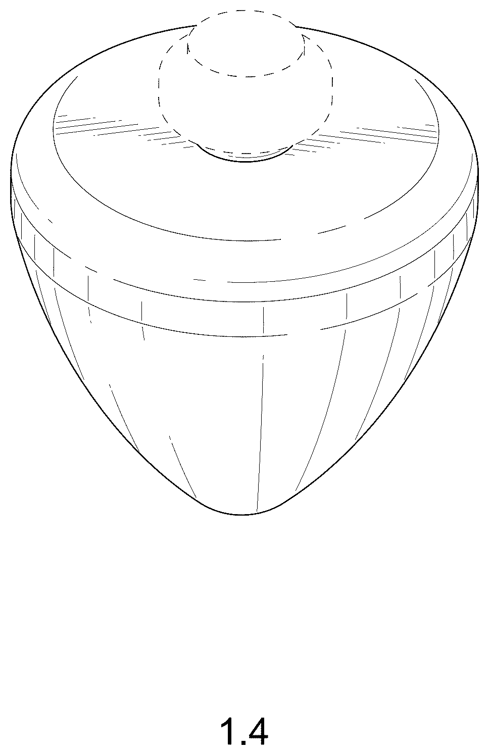 Patent USD1075514 Figure 4 – Lubricant capsule