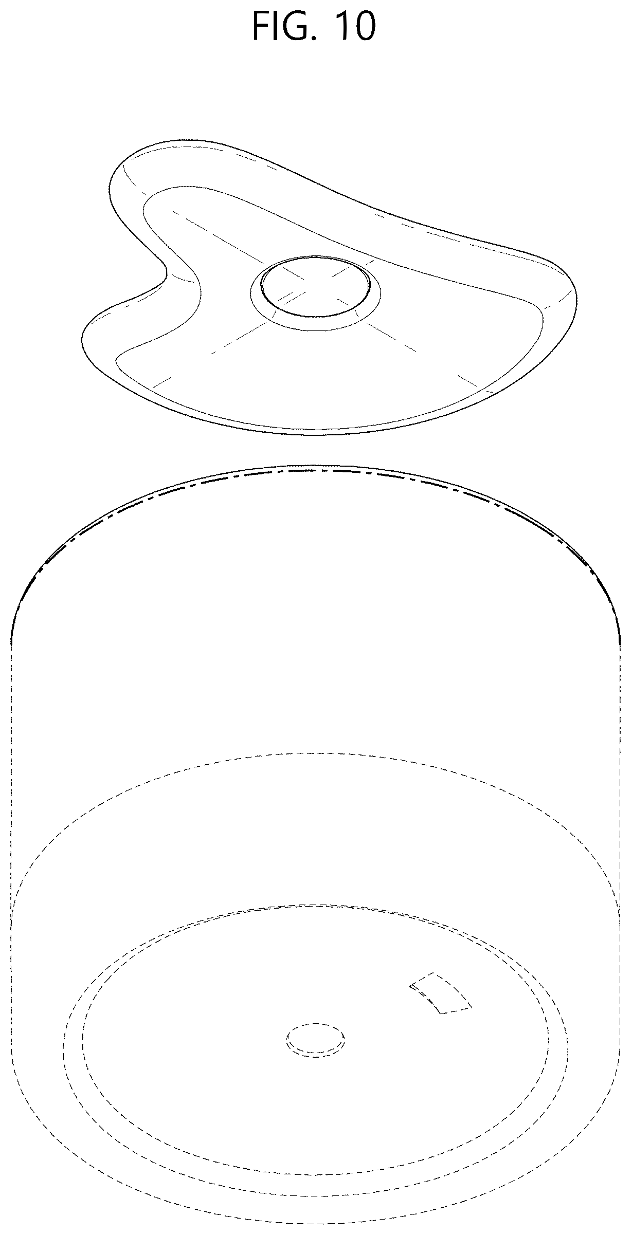 Patent USD1075516 Figure 10 – Cosmetic container