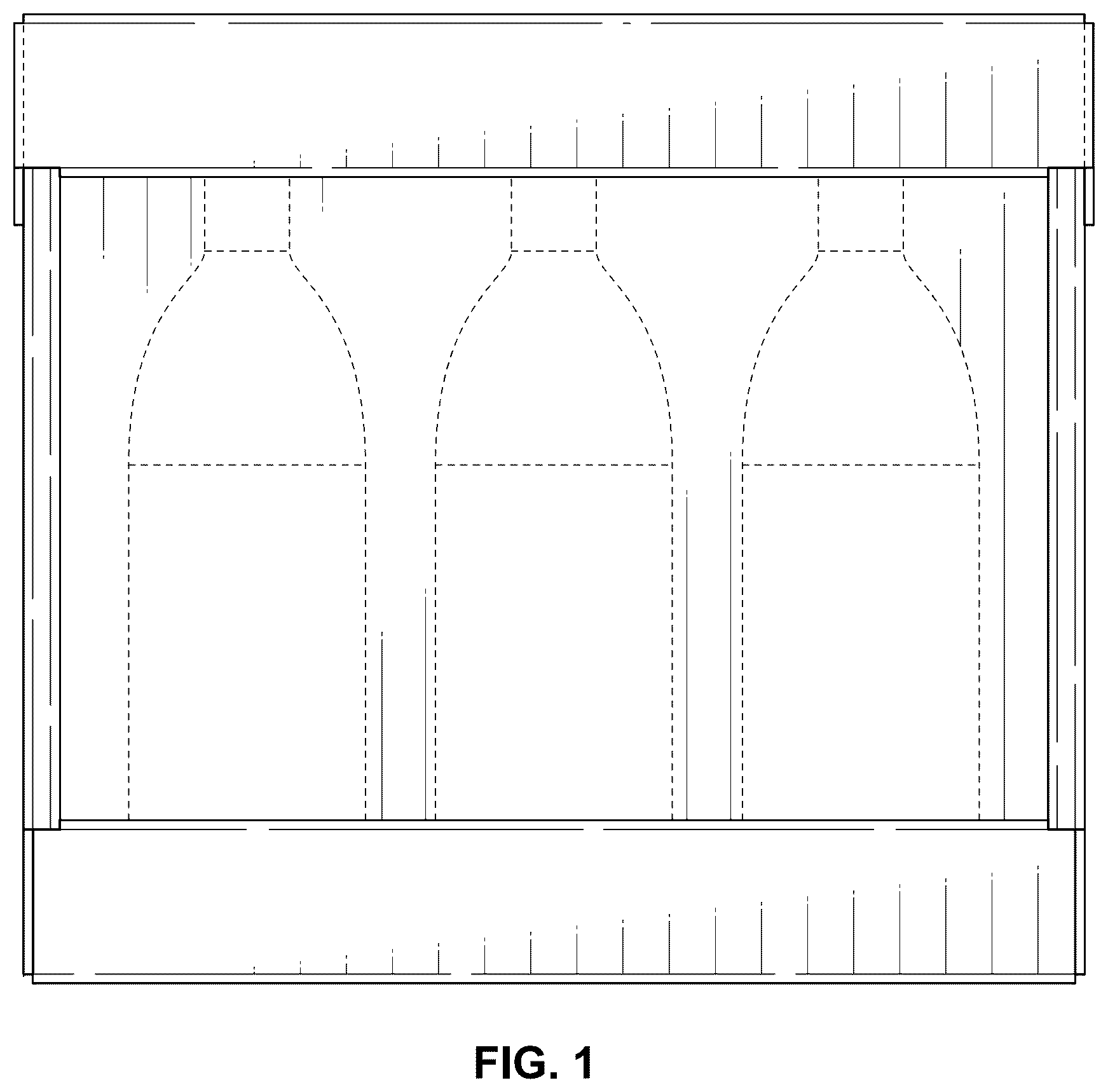 Patent USD1075517 Figure 1 – Bottle case